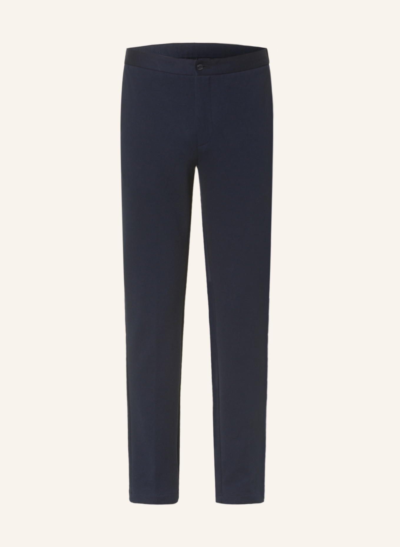 HACKETT LONDON Suit trousers in jogger style slim fit, Color: DARK BLUE (Image 1)