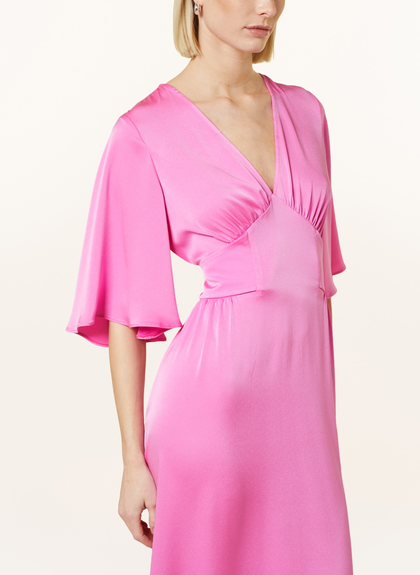 RIANI Satin dress with cut-out, Color: PINK (Image 4)