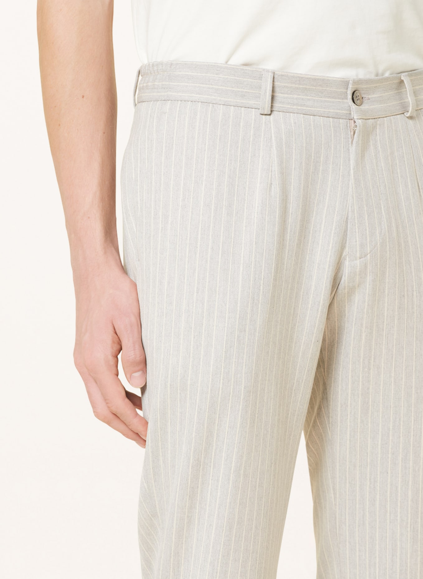 PAUL Oblekové kalhoty Extra Slim Fit, Barva: SVĚTLE ŠEDÁ (Obrázek 6)