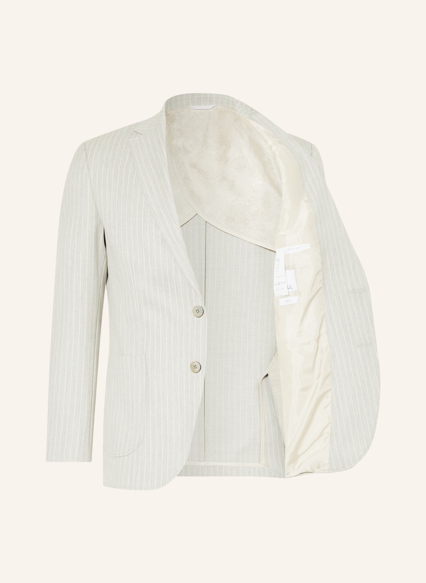 PAUL Suit jacket Slim Fit, Color: LIGHT GRAY/ ECRU (Image 4)