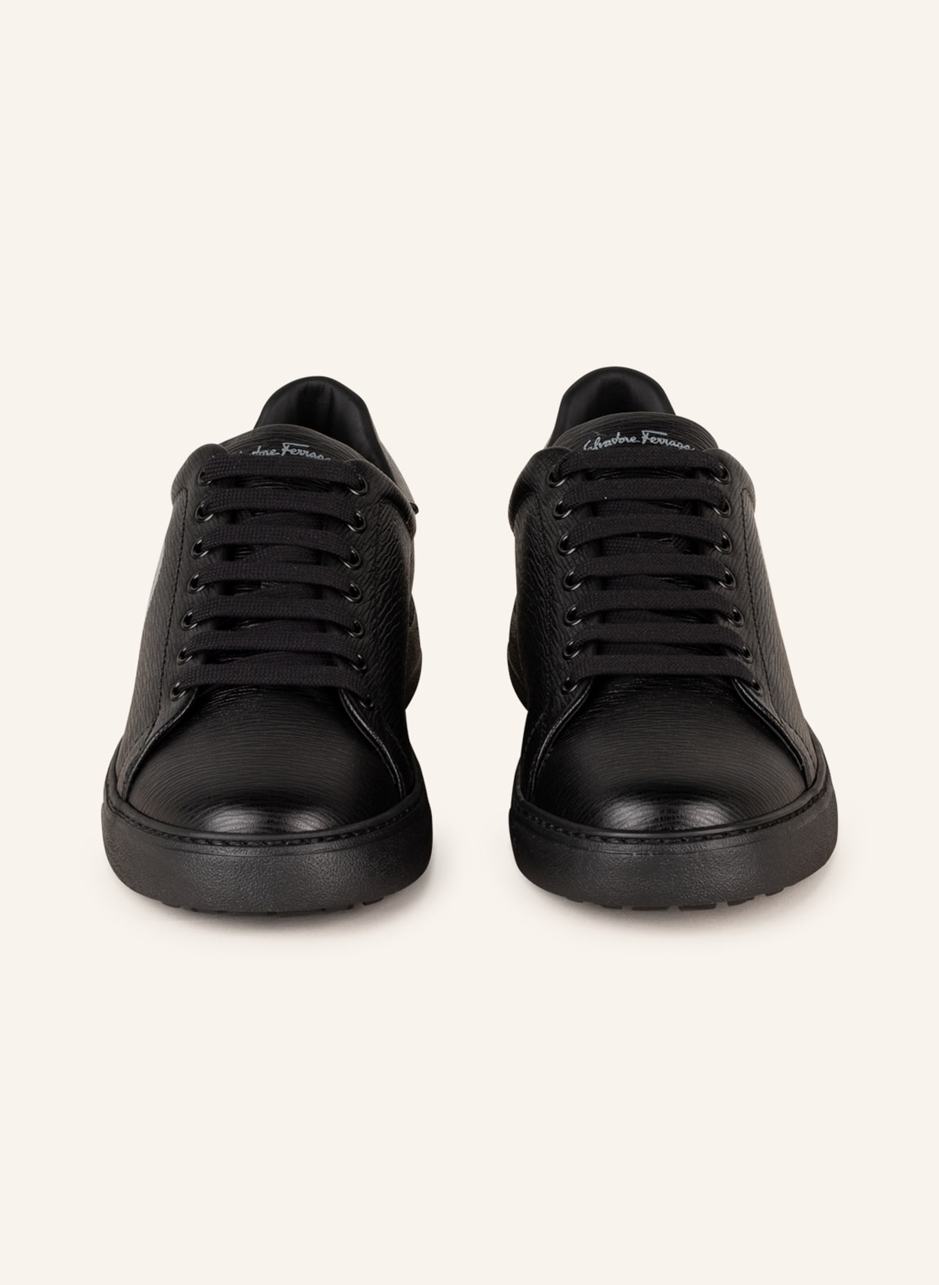 FERRAGAMO Sneakers NUMBER, Color: BLACK/ SILVER (Image 3)