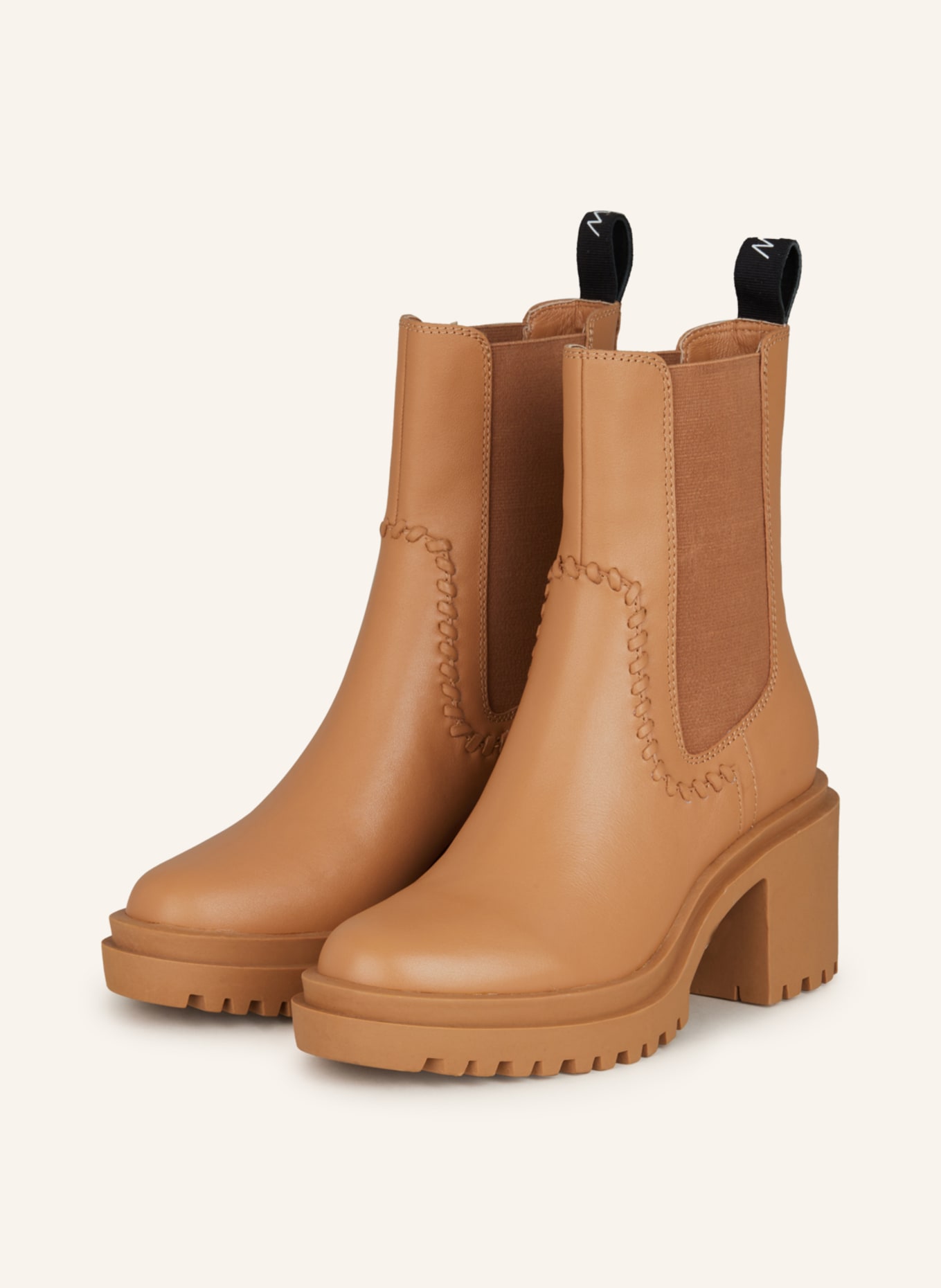 MARC CAIN Chelsea-Boots, Farbe: CAMEL (Bild 1)