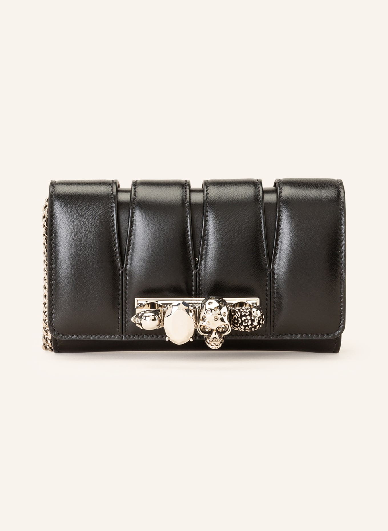 Alexander McQUEEN Clutch THE SLASH, Farbe: SCHWARZ (Bild 1)