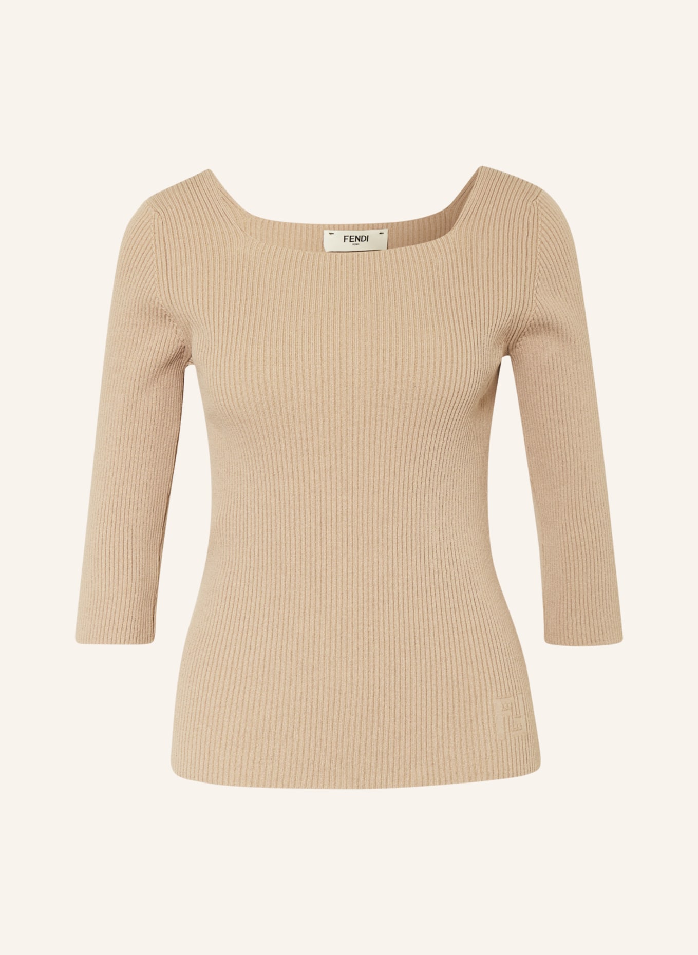 FENDI Sweater with 3/4 sleeves, Color: BEIGE (Image 1)