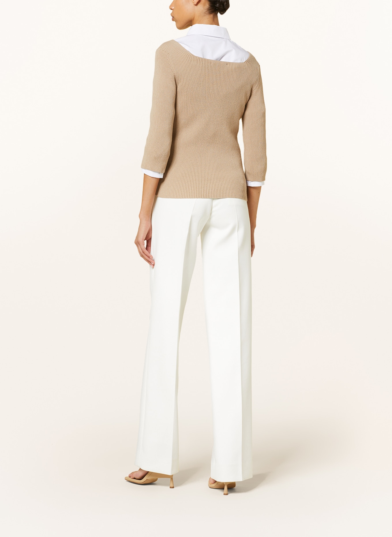 FENDI Sweater with 3/4 sleeves, Color: BEIGE (Image 3)