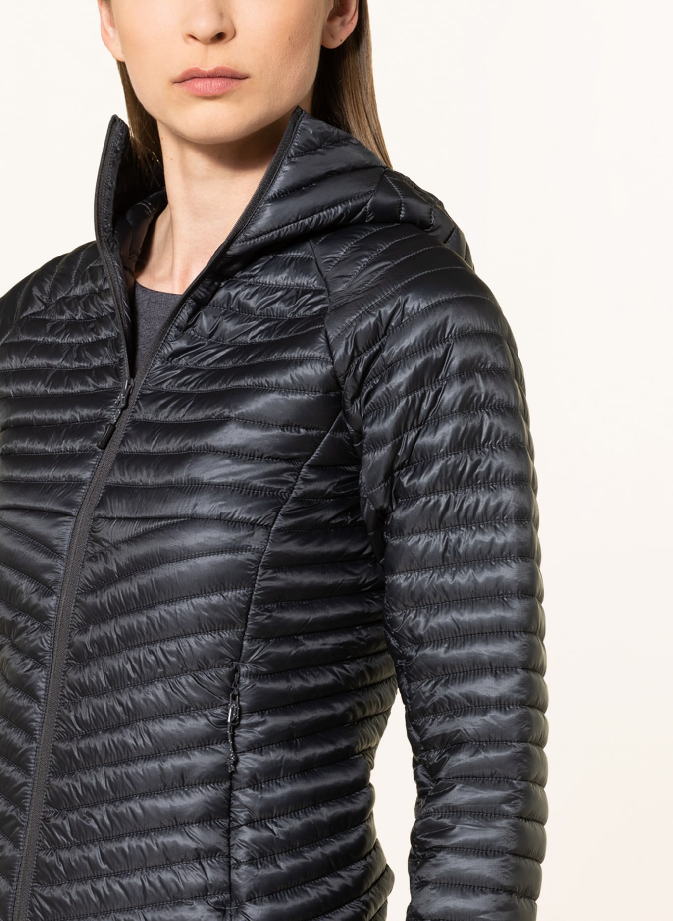 me°ru' Outdoor jacket KIPNUK, Color: BLACK (Image 5)