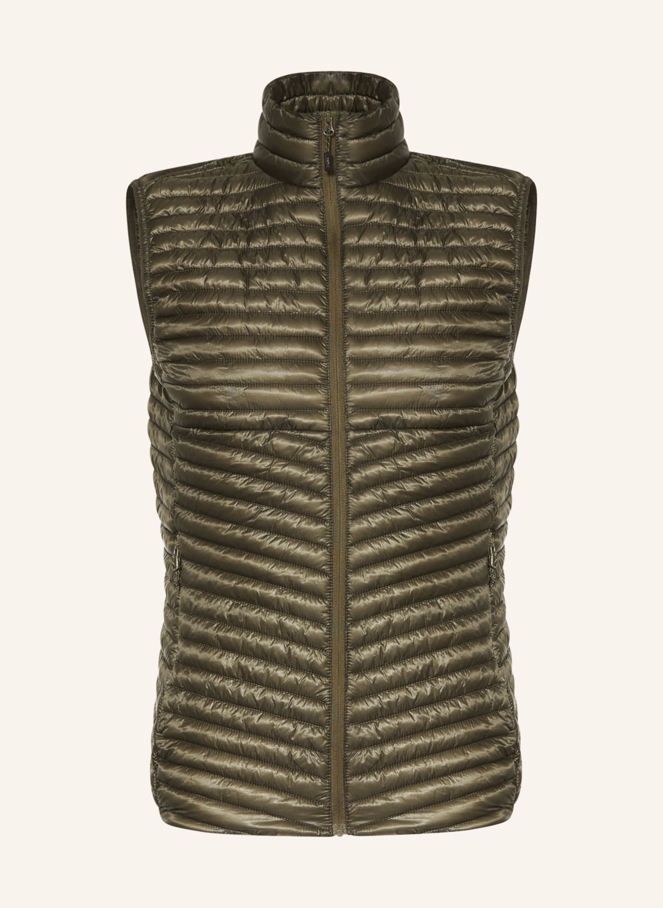 me°ru' Quilted vest KIPNUK, Color: OLIVE (Image 1)