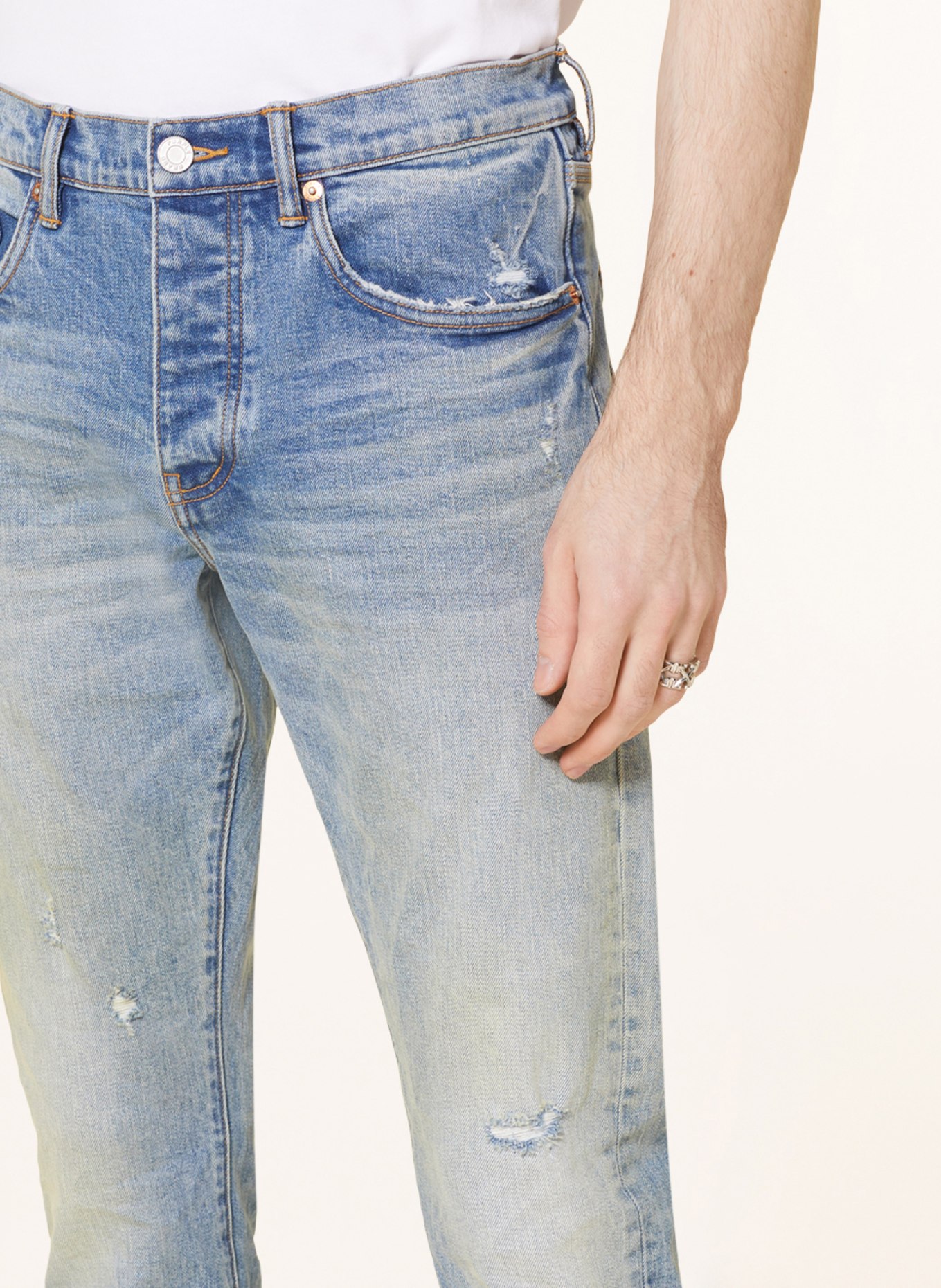 PURPLE BRAND Jeans Slim Fit, Farbe: VBPI VINTAGE BK POCKET (Bild 5)