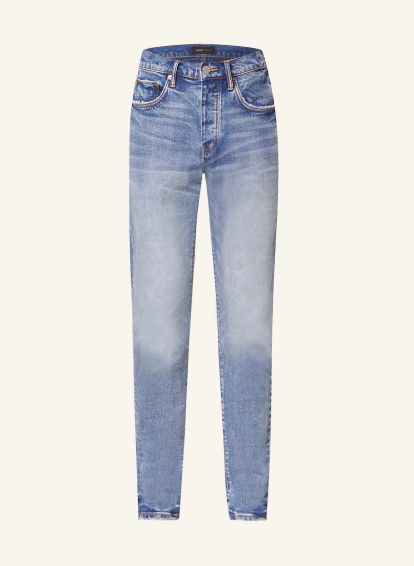 PURPLE BRAND Jeans slim fit in mdwv mid indigo worn