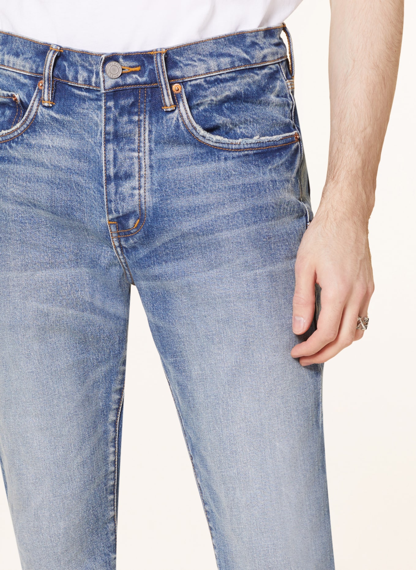 PURPLE BRAND Jeans Slim Fit, Farbe: MDWV MID INDIGO WORN (Bild 5)
