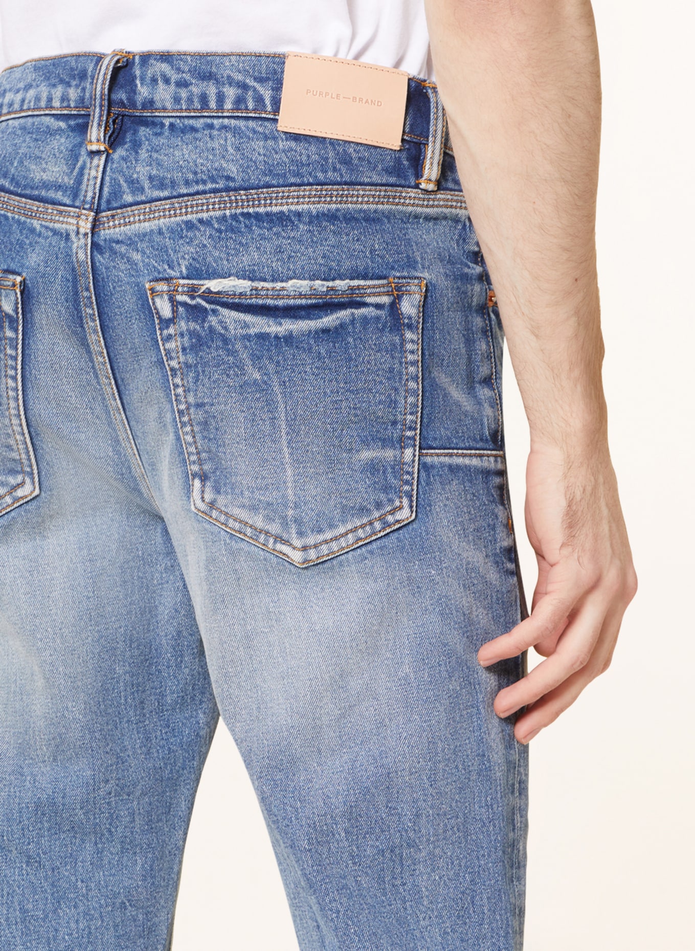 PURPLE BRAND Jeans Slim Fit, Farbe: MDWV MID INDIGO WORN (Bild 6)
