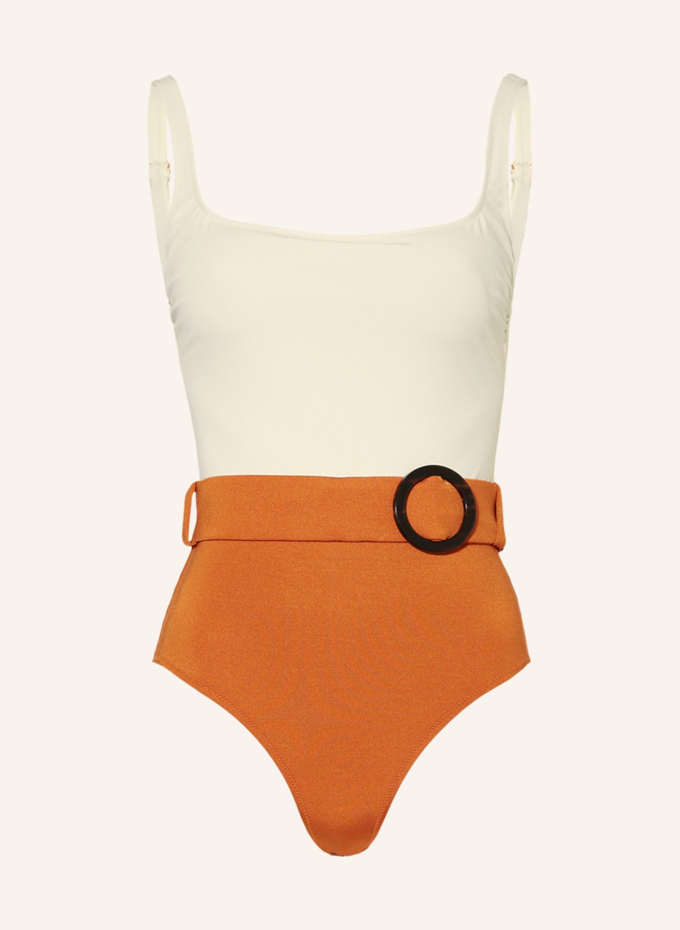 EVARAE Swimsuit CASSANDRA, Color: CREAM/ COGNAC (Image 1)