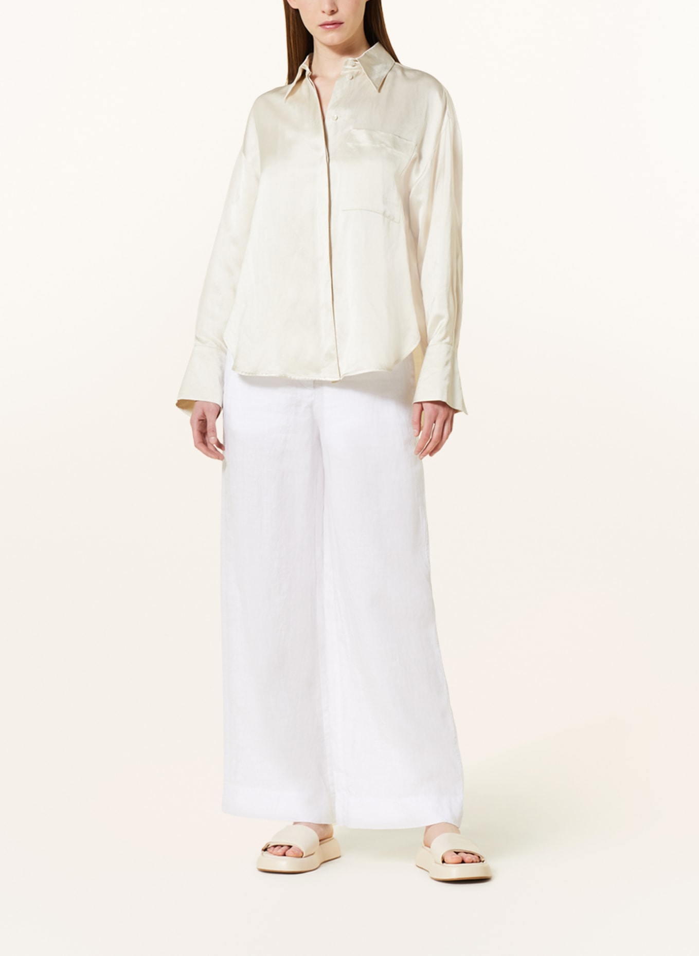 Marc O'Polo Linen trousers, Color: WHITE (Image 2)