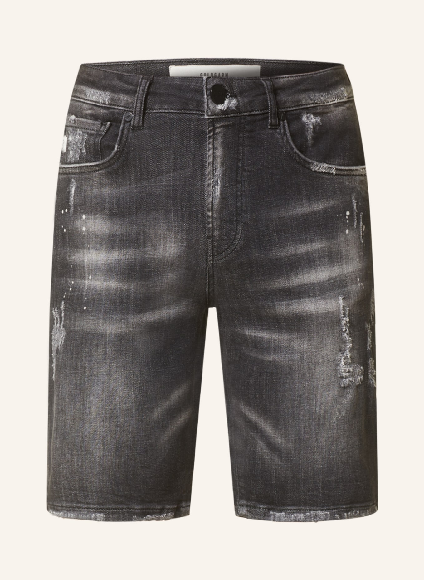 GOLDGARN DENIM Szorty jeansowe PLANKEN, Kolor: 1110 vintageblack (Obrazek 1)