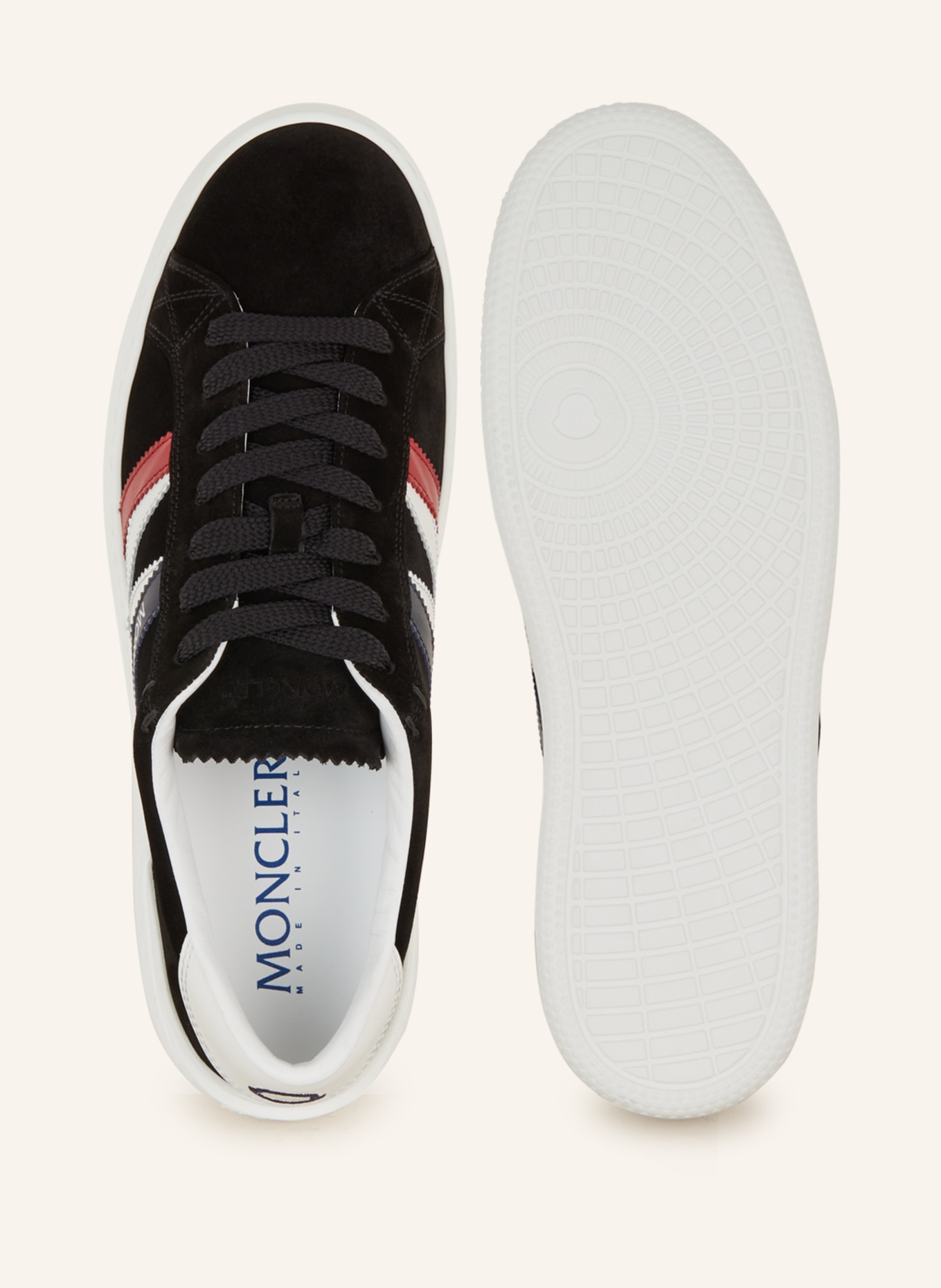 MONCLER Sneakers MONACO, Color: BLACK/ WHITE (Image 5)