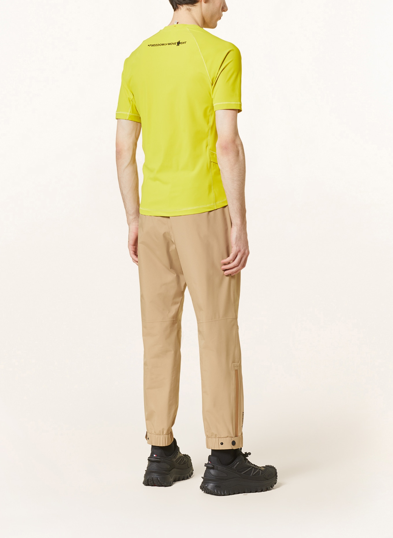 MONCLER GRENOBLE T-shirt ACTIVEWEAR, Color: YELLOW (Image 3)
