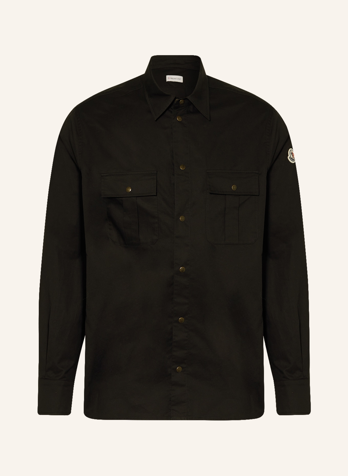 MONCLER Overshirt, Color: BLACK (Image 1)