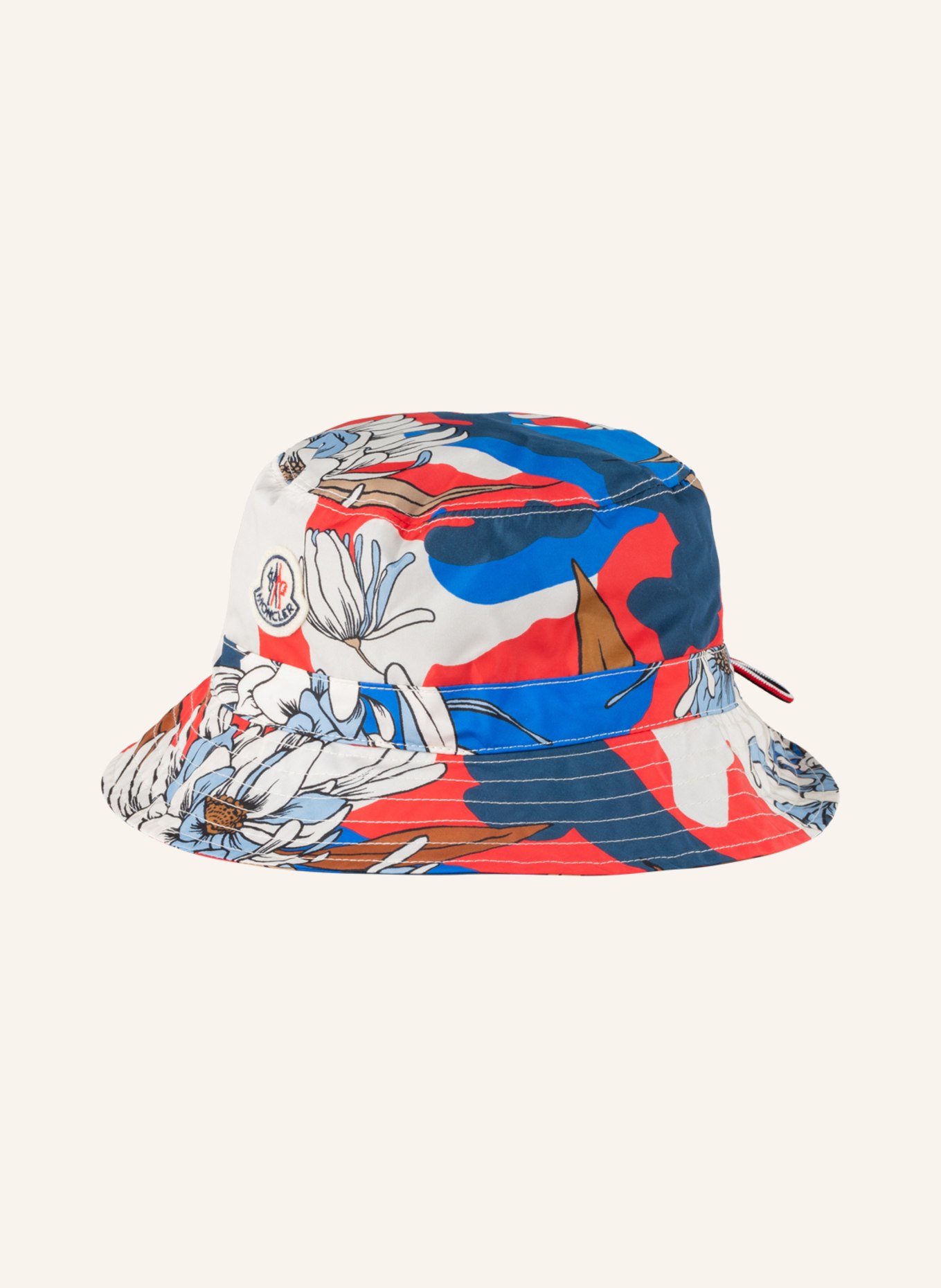 MONCLER Bucket hat, Color: BLUE/ RED/ WHITE (Image 2)