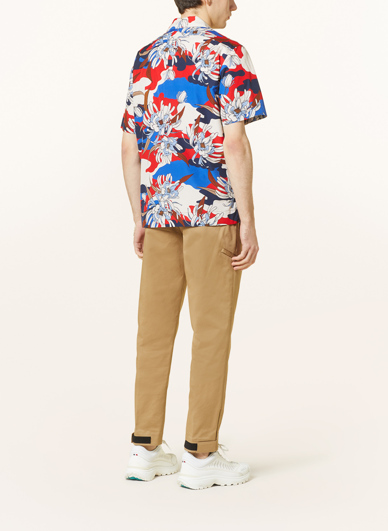 MONCLER Resort shirt regular fit, Color: RED/ BLUE/ WHITE (Image 3)