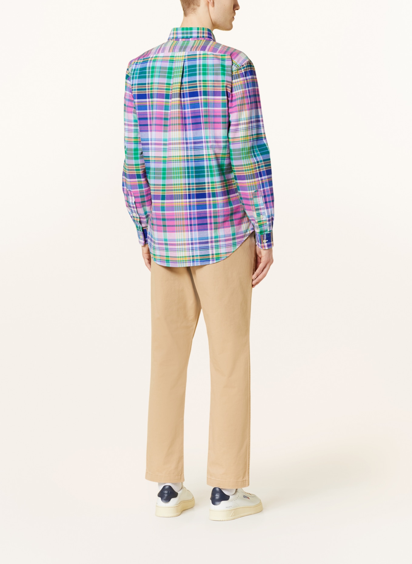 POLO RALPH LAUREN Oxfordhemd Custom Fit, Farbe: PINK/ GRÜN/ BLAU (Bild 3)