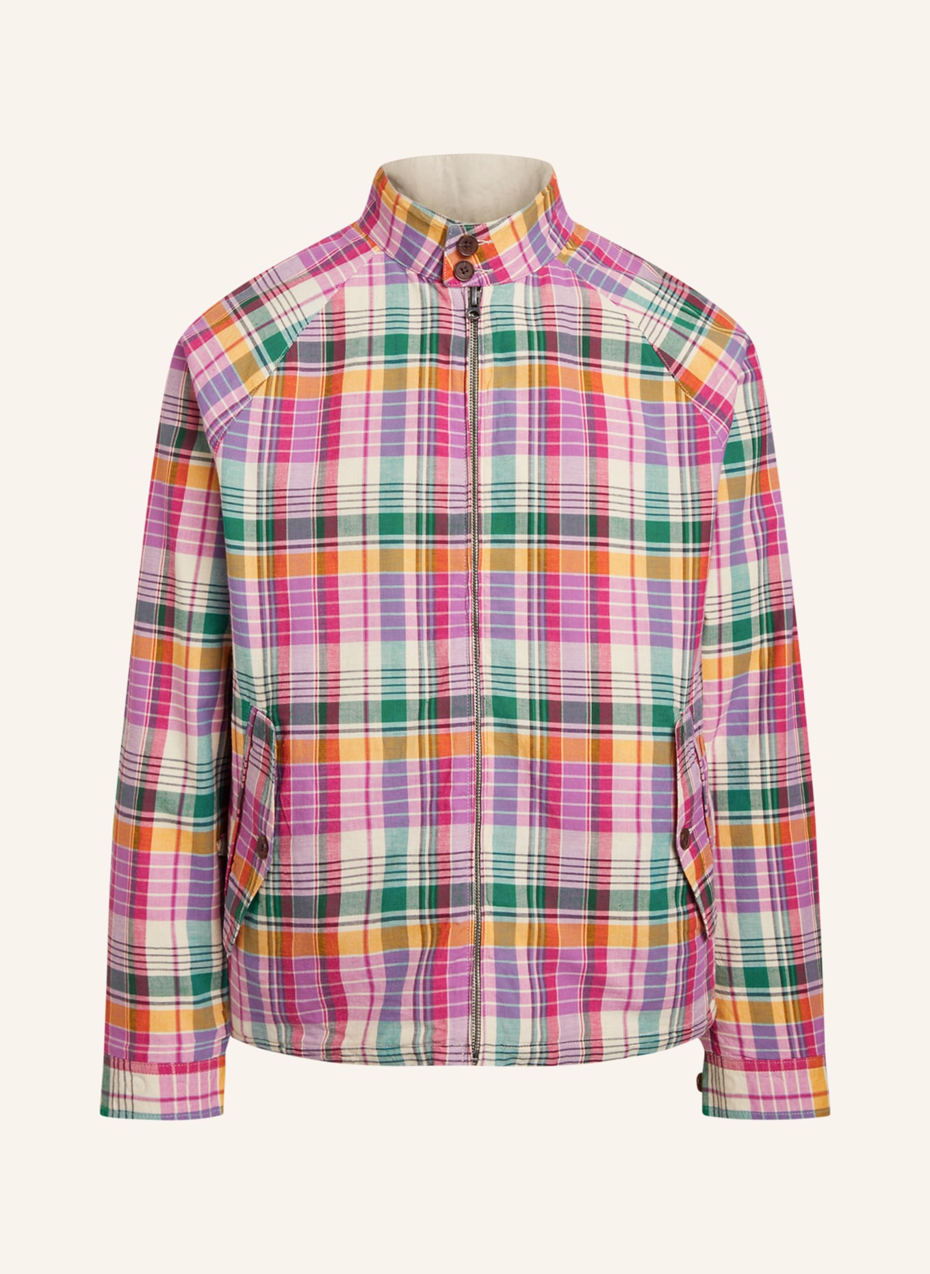 POLO RALPH LAUREN Reversible jacket, Color: PINK/ GREEN/ DARK YELLOW (Image 1)