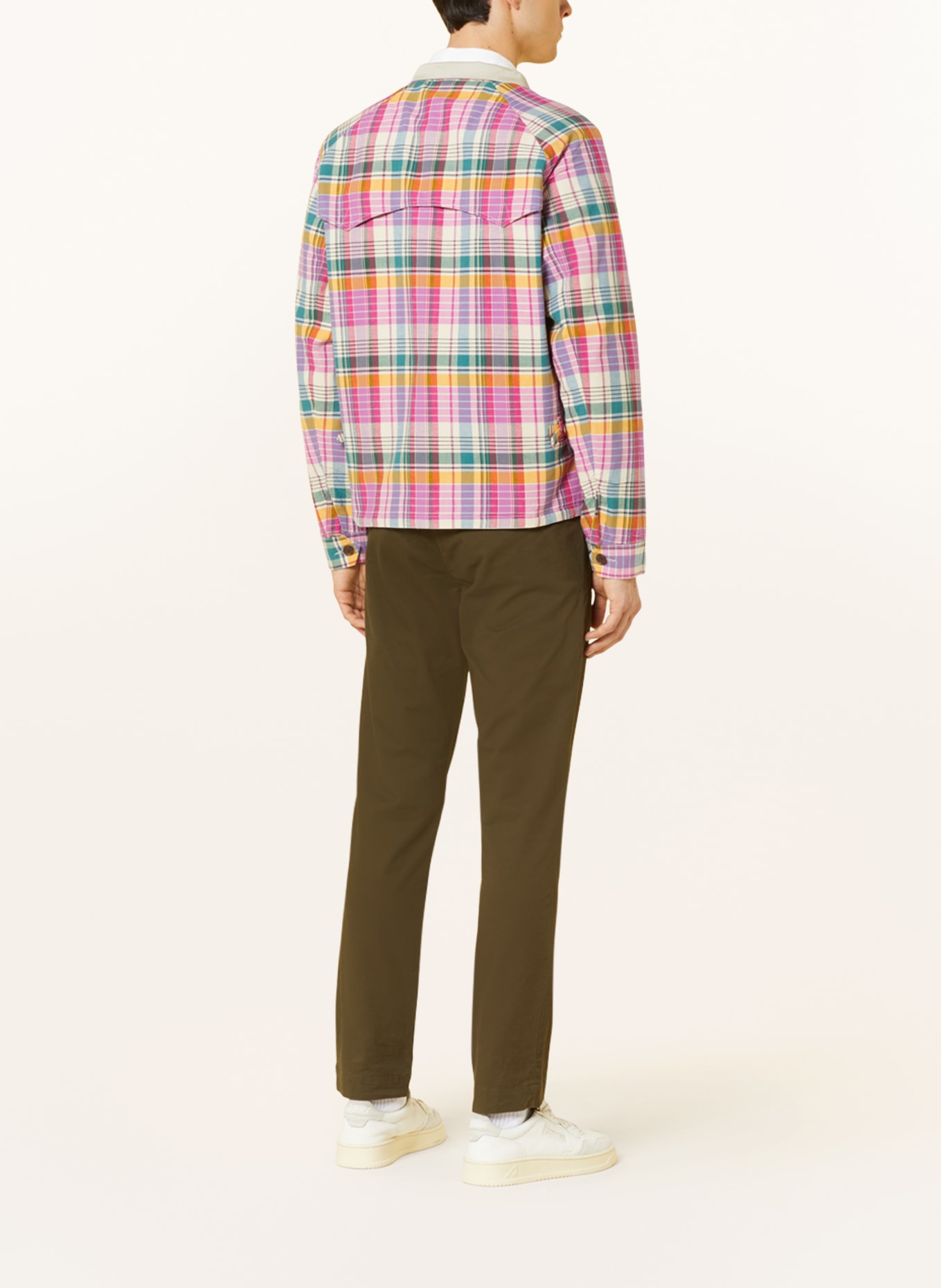 POLO RALPH LAUREN Reversible jacket, Color: PINK/ GREEN/ DARK YELLOW (Image 3)