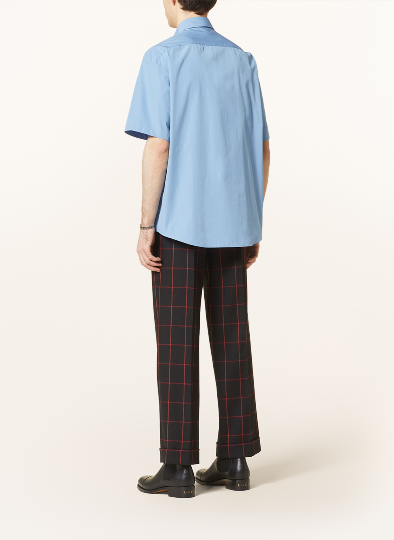 Gucci short sleeve shirt sales mens