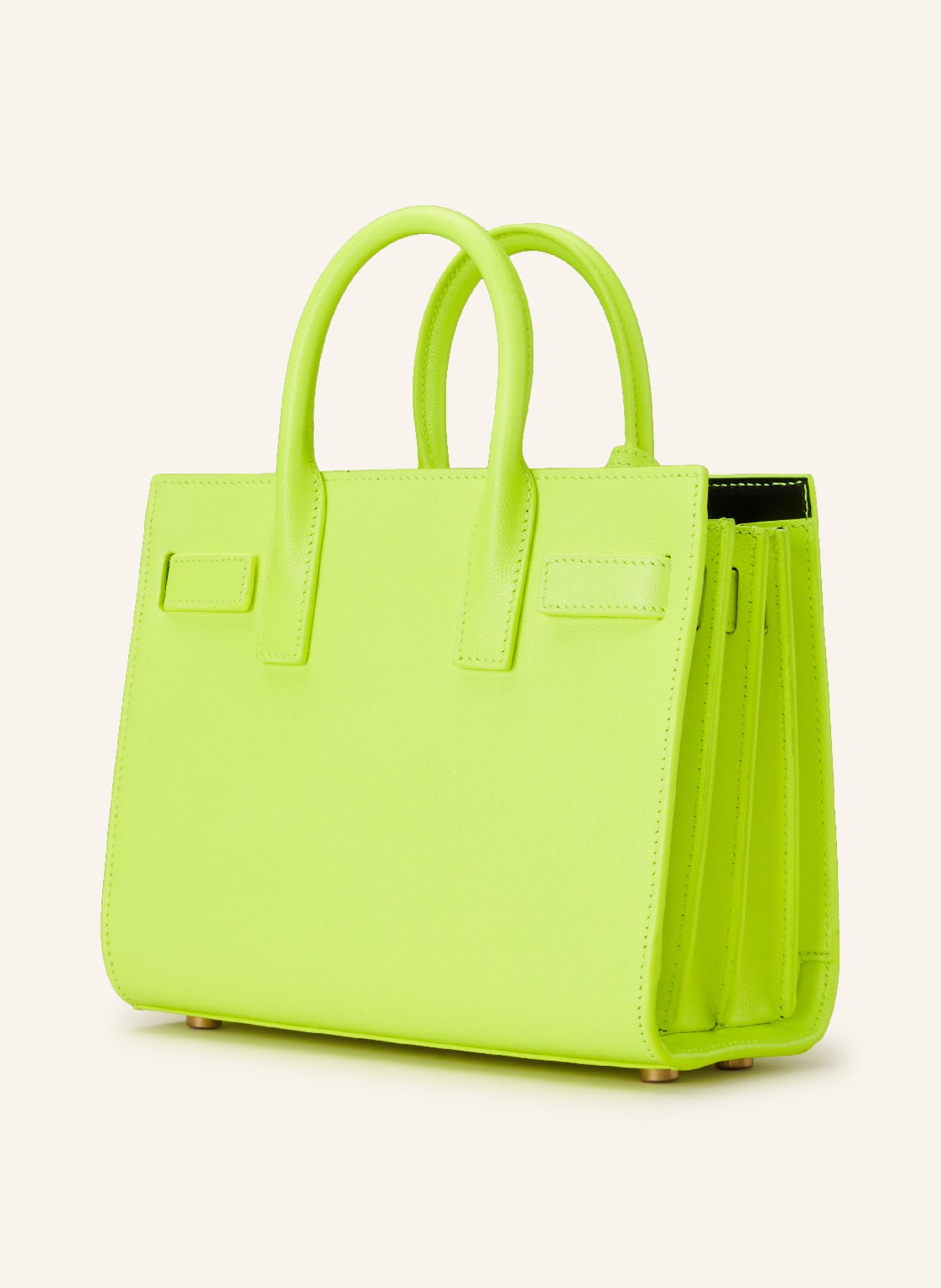 SAINT LAURENT Handtasche NANO, Farbe: NEONGELB/ GOLD (Bild 2)