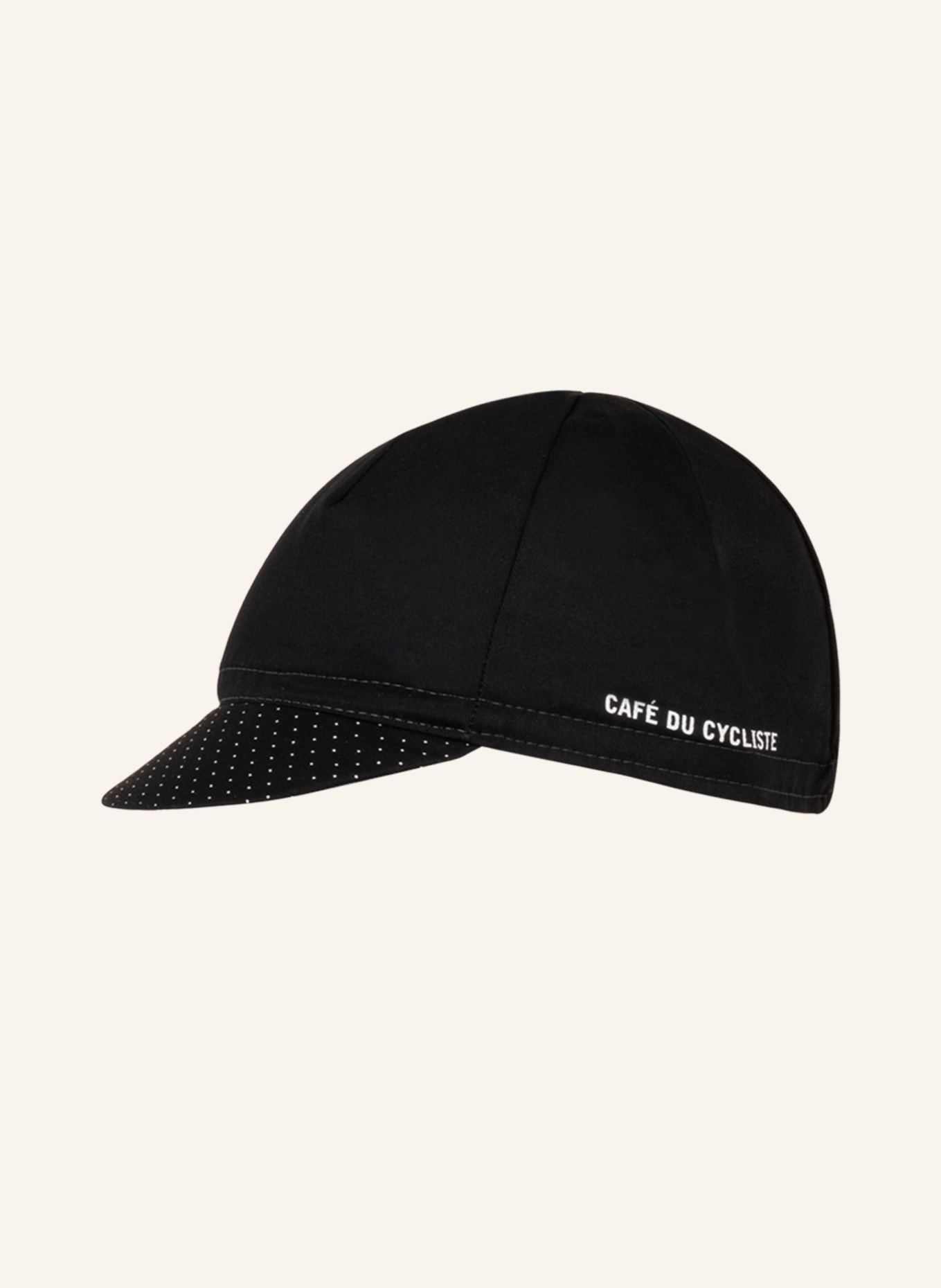 CAFÉ DU CYCLISTE Cap, Color: BLACK (Image 1)