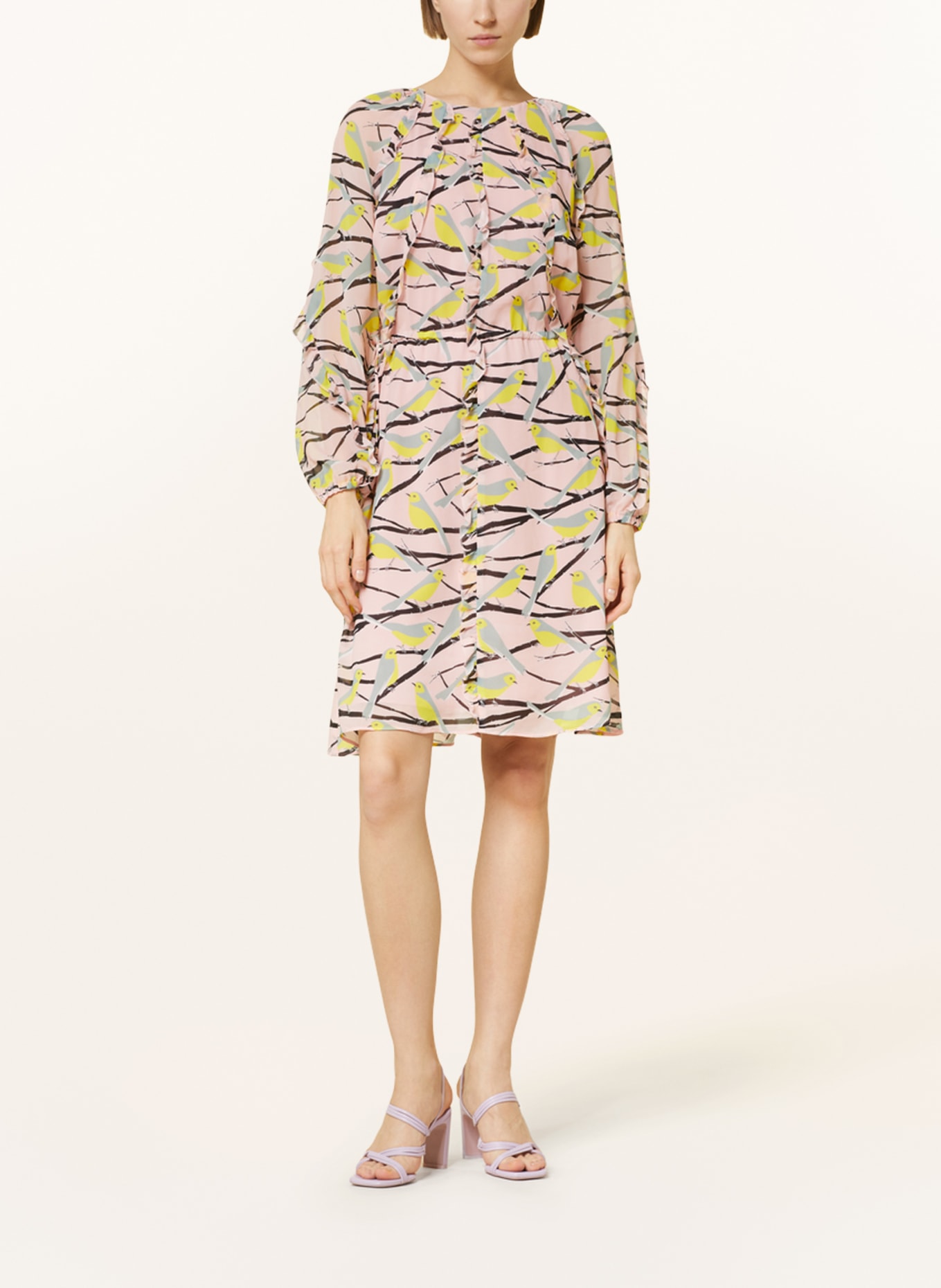 MARC CAIN Kleid mit Volants, Farbe: 210 soft powder pink (Bild 2)