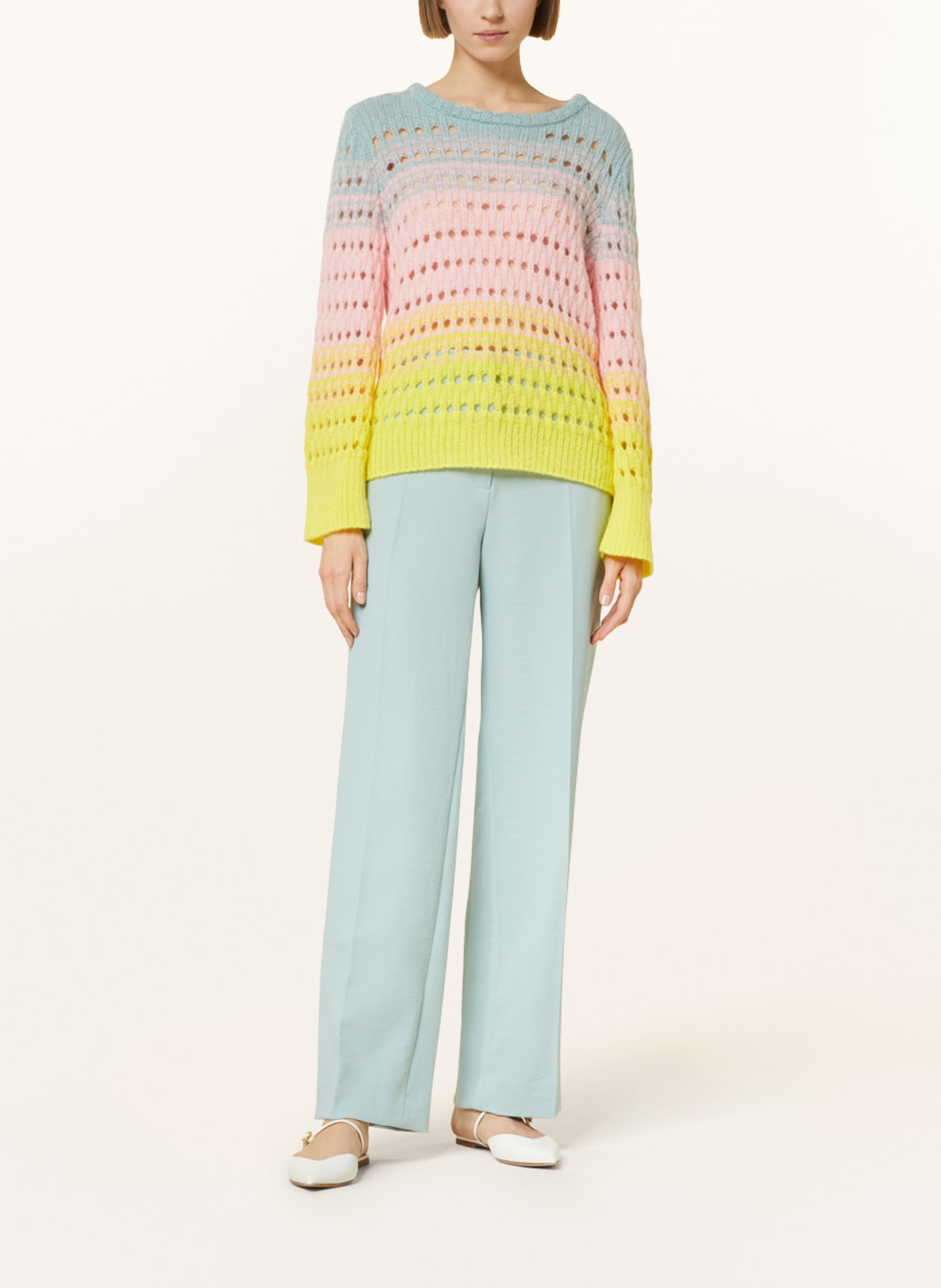 MARC CAIN Pullover, Farbe: 421 soft lemon (Bild 2)