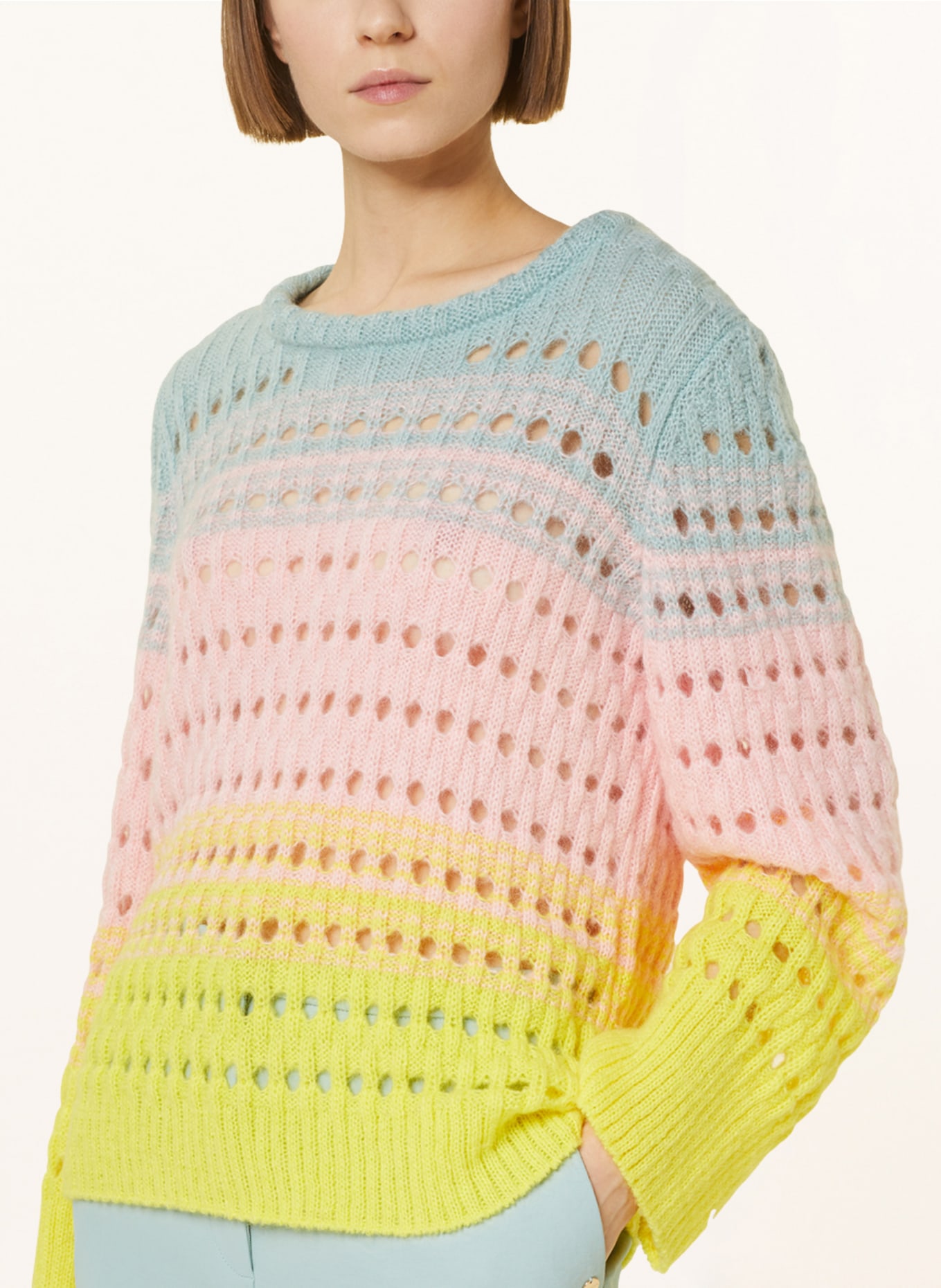 MARC CAIN Pullover, Farbe: 421 soft lemon (Bild 4)