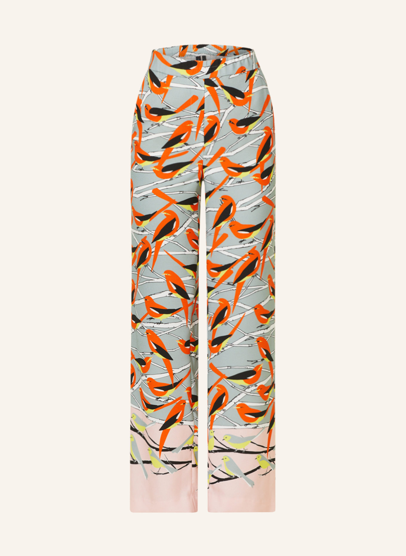MARC CAIN Wide leg trousers WASHINGTON: 315 dark sky blue