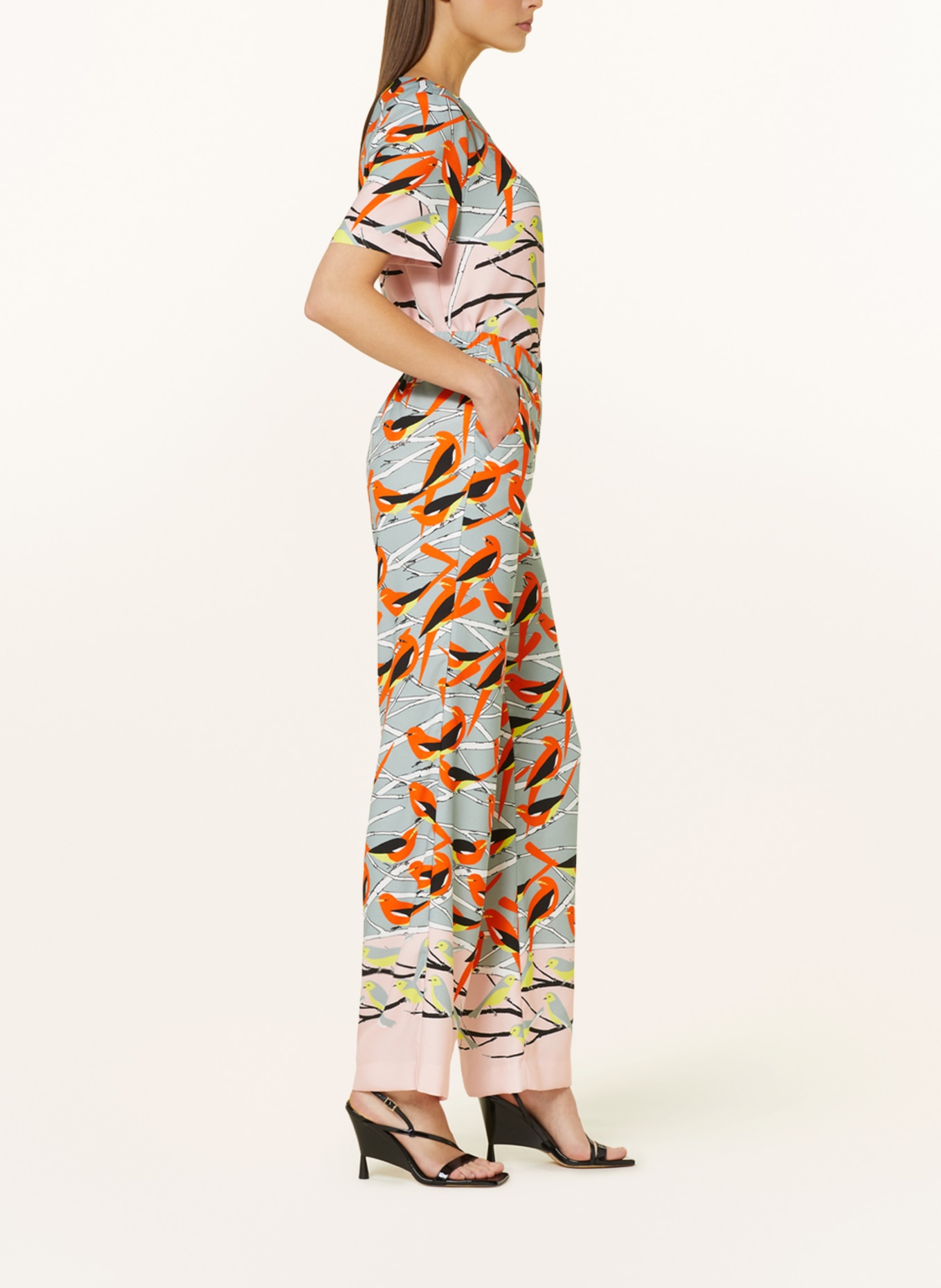 MARC CAIN Wide leg trousers WASHINGTON: 315 dark sky blue