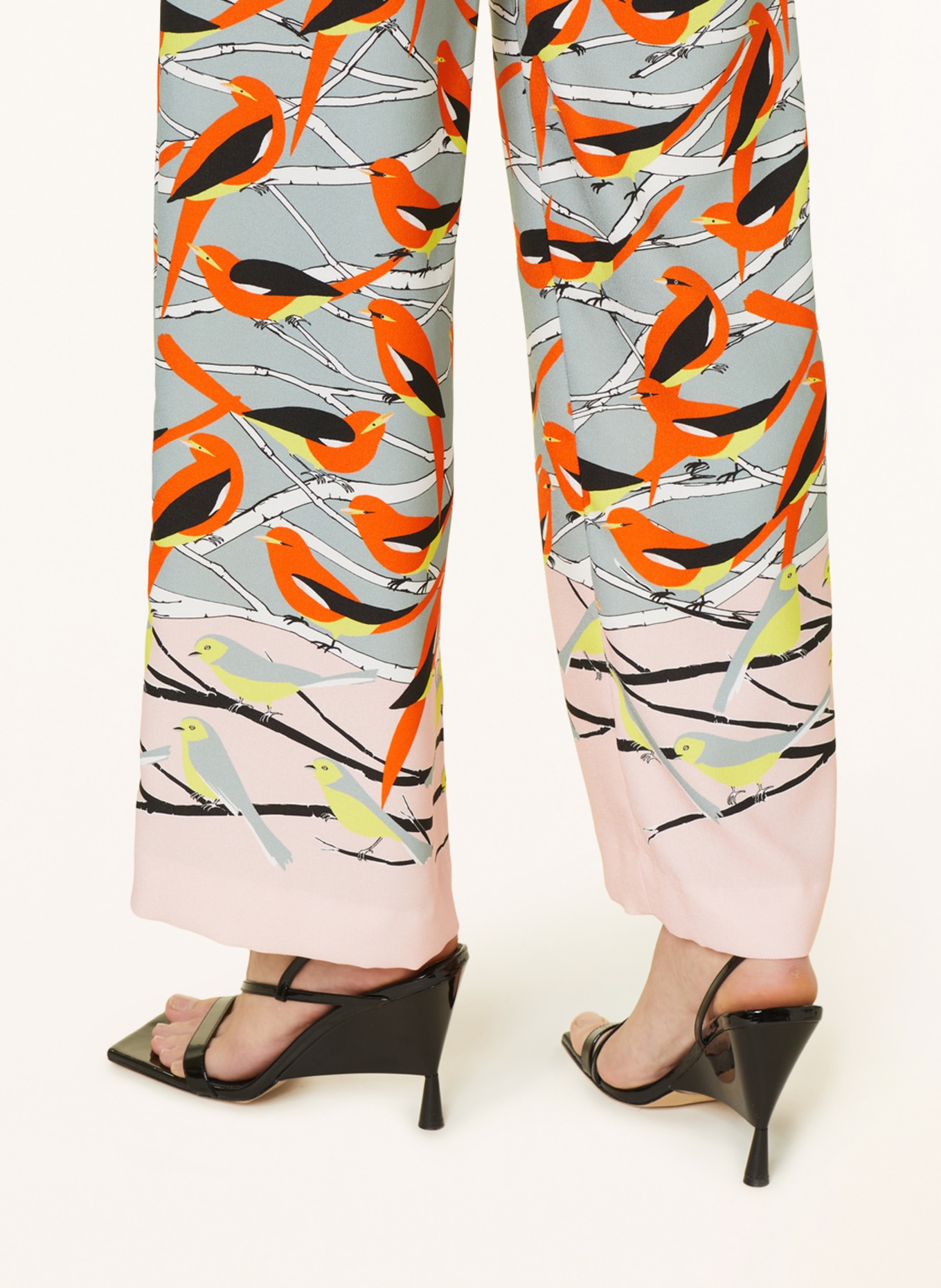 MARC CAIN Wide leg trousers WASHINGTON: 315 dark sky blue
