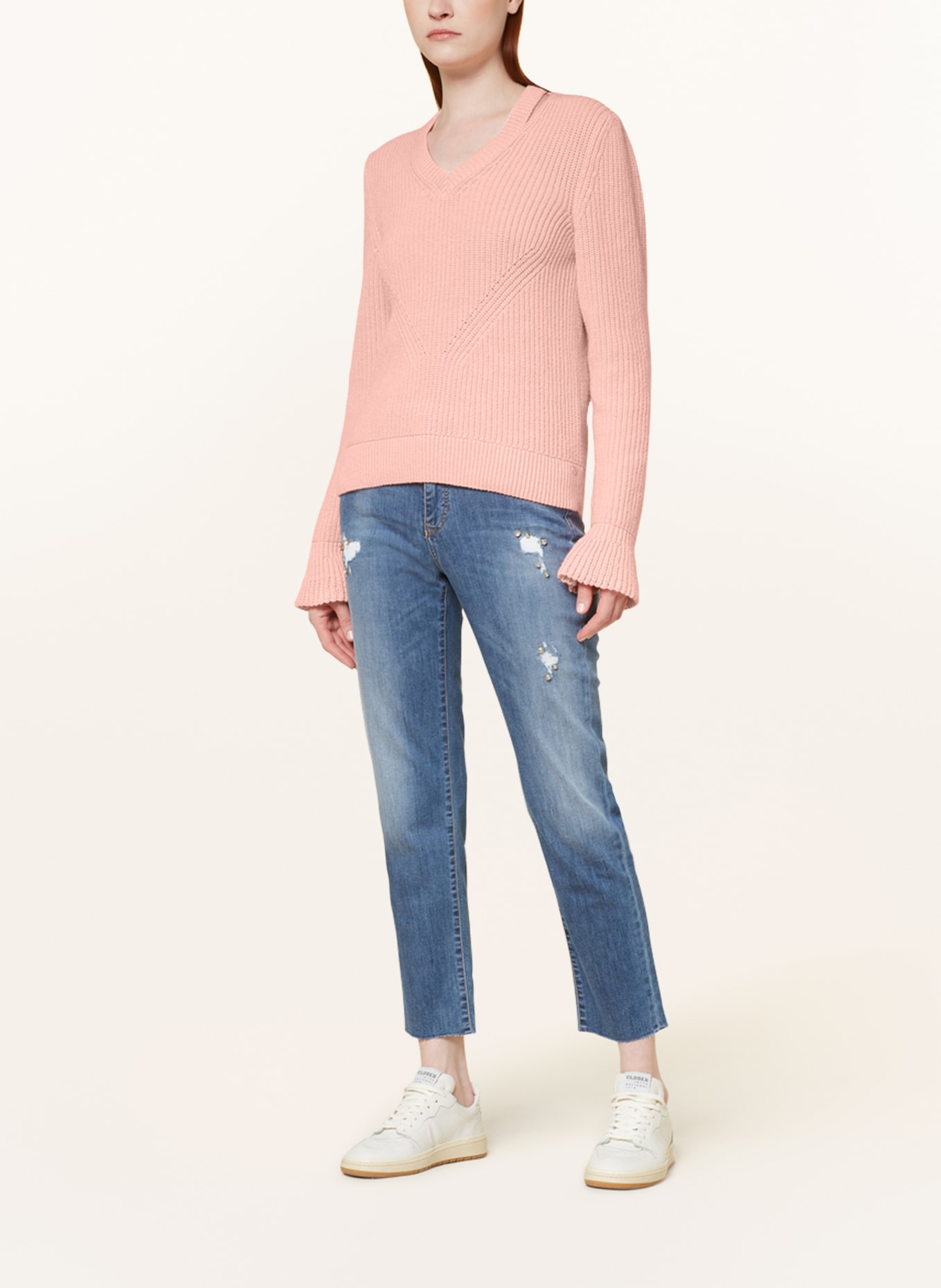 MARC CAIN Sweter, Kolor: 210 soft powder pink (Obrazek 2)