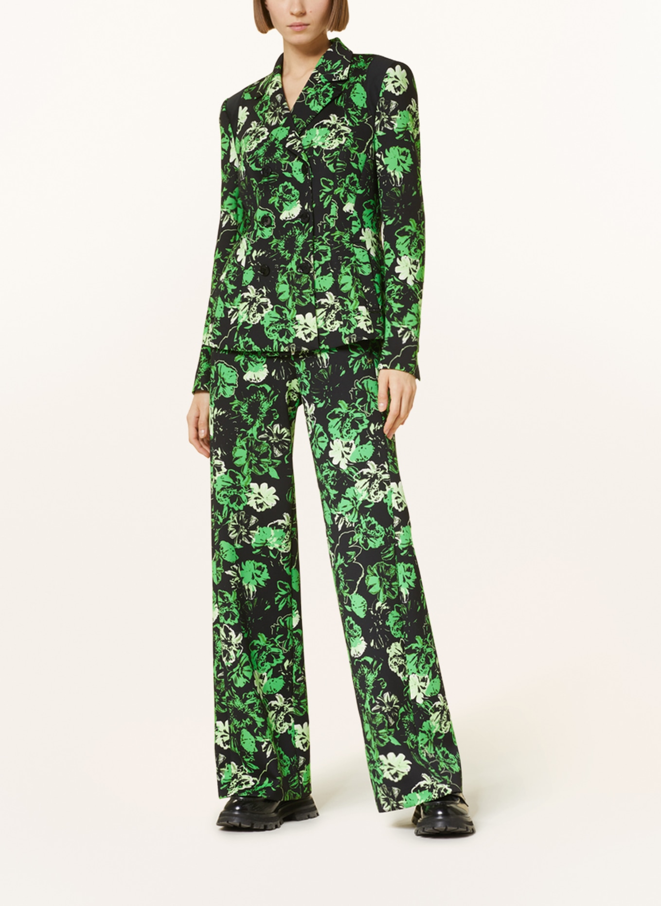 MARC CAIN Jersey blazer, Color: 549 dark apple green (Image 2)