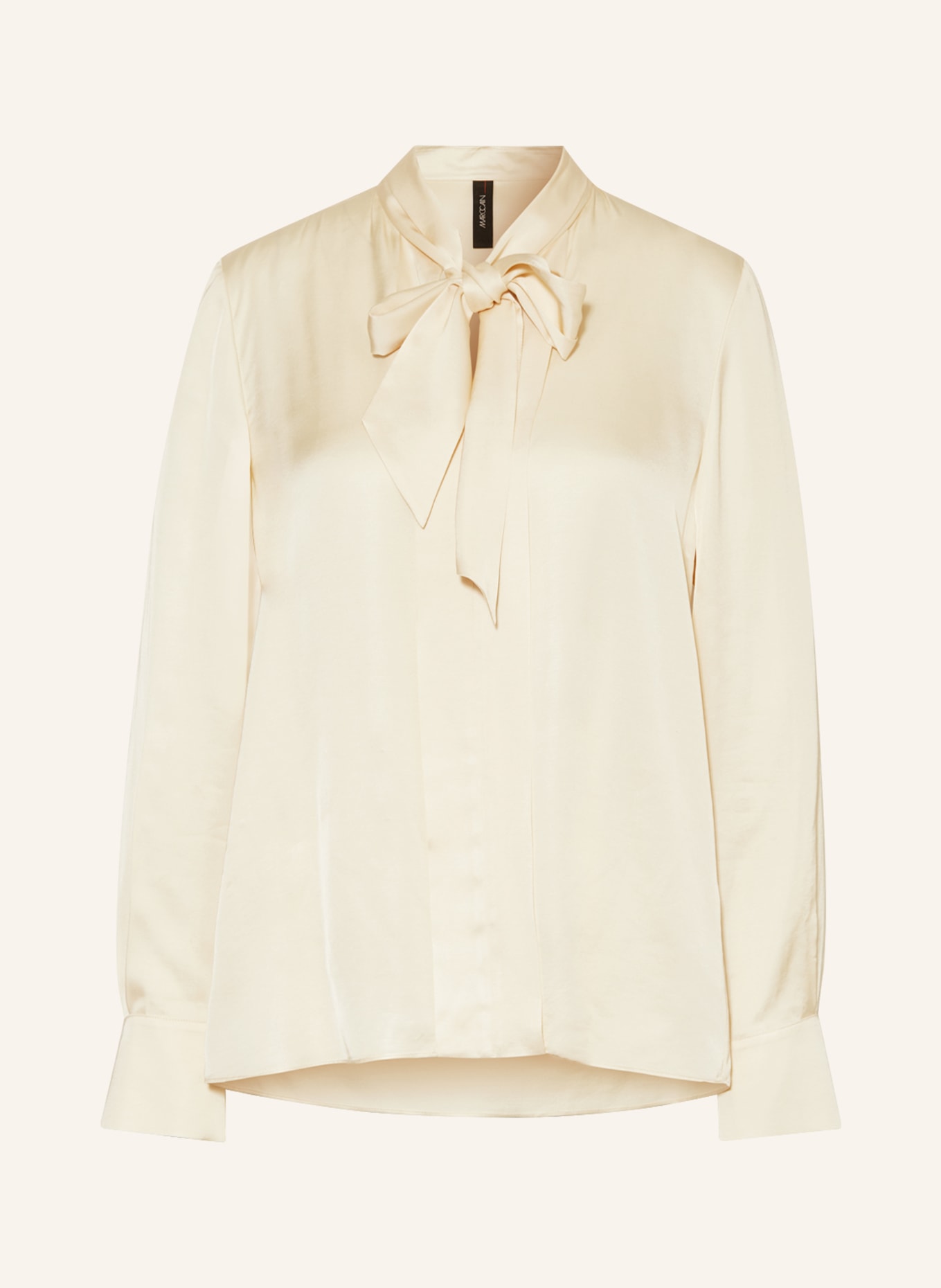 MARC CAIN Satin blouse, Color: 116 soft cream (Image 1)