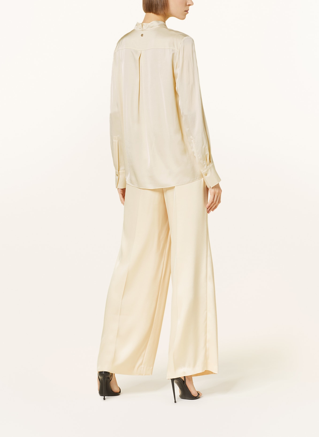 MARC CAIN Satin blouse, Color: 116 soft cream (Image 3)