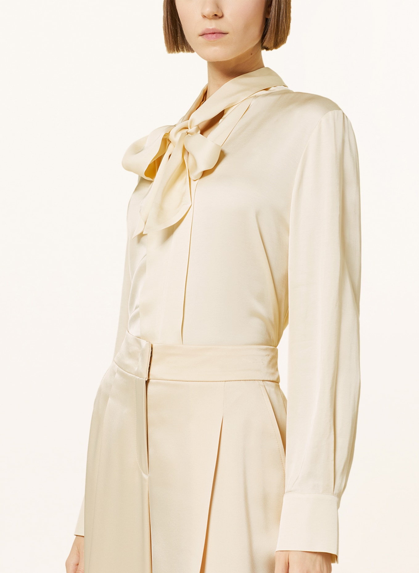 MARC CAIN Satin blouse, Color: 116 soft cream (Image 4)