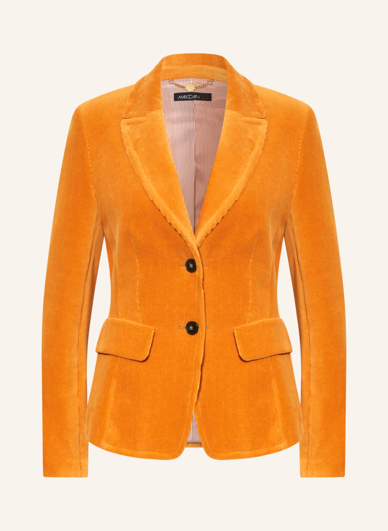 MARC CAIN Cordblazer: 446 deep pumpkin