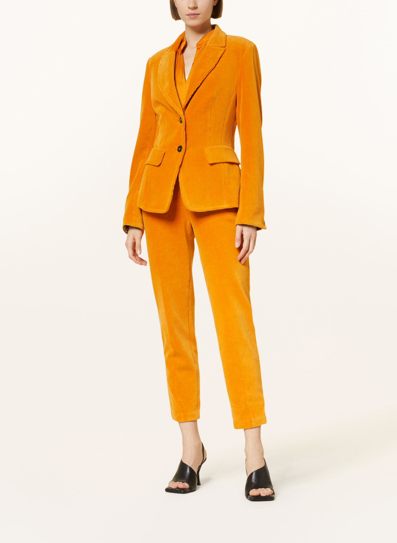 MARC CAIN Cordblazer: 446 deep pumpkin