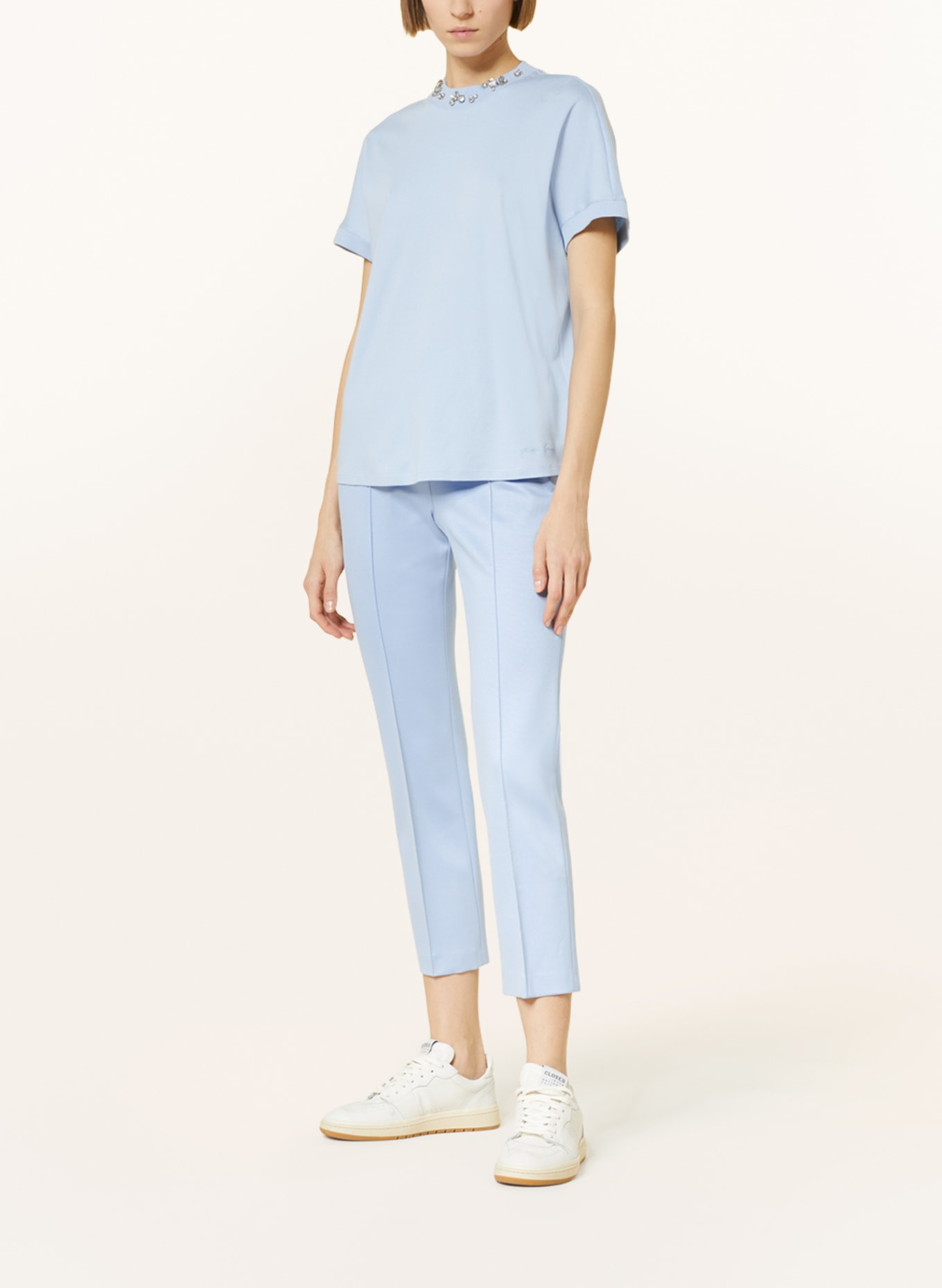 MARC CAIN 7/8-Hose SYDNEY: HELLBLAU