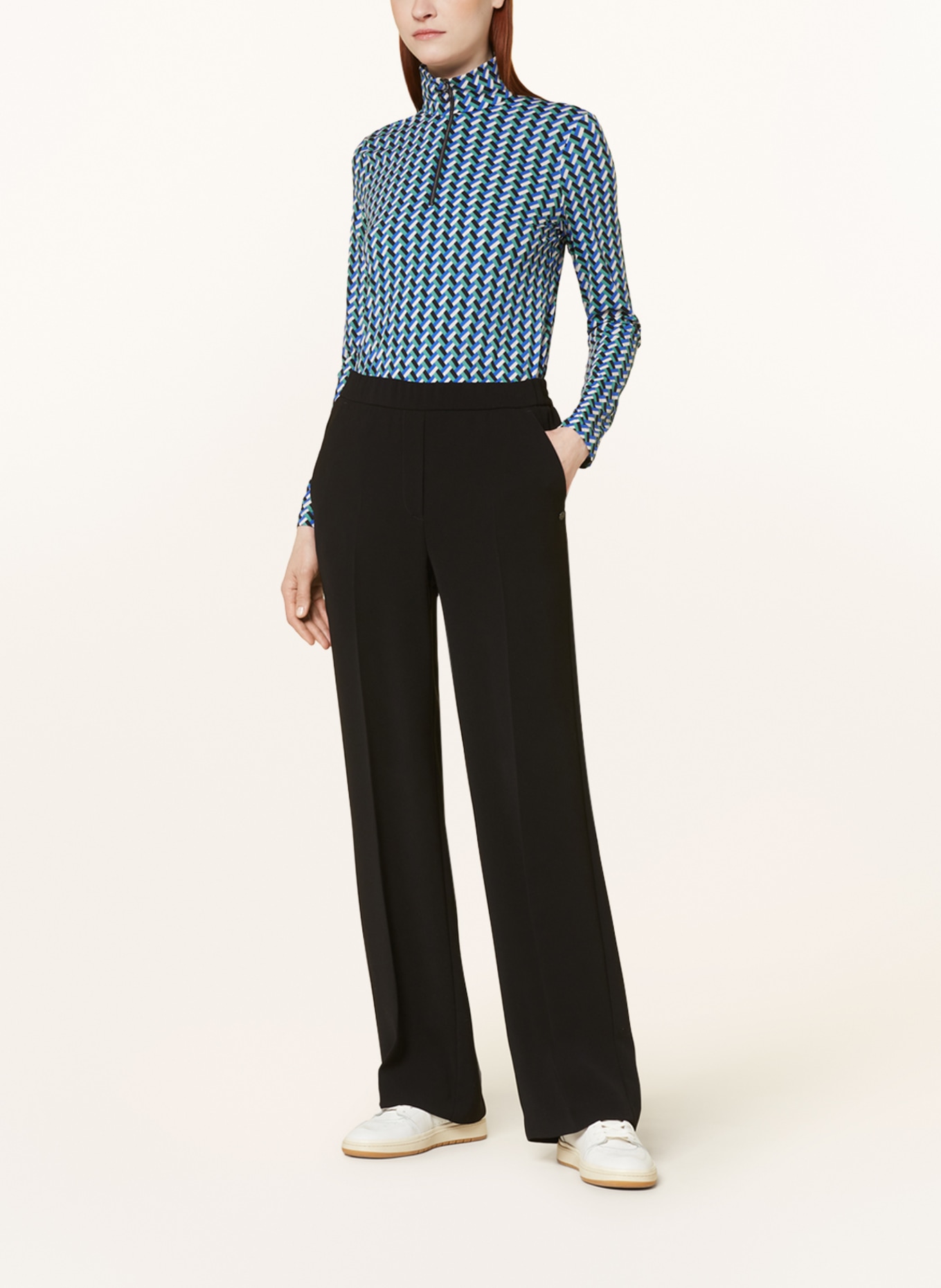 MARC CAIN Trousers WASHINGTON, Color: 900 BLACK (Image 2)