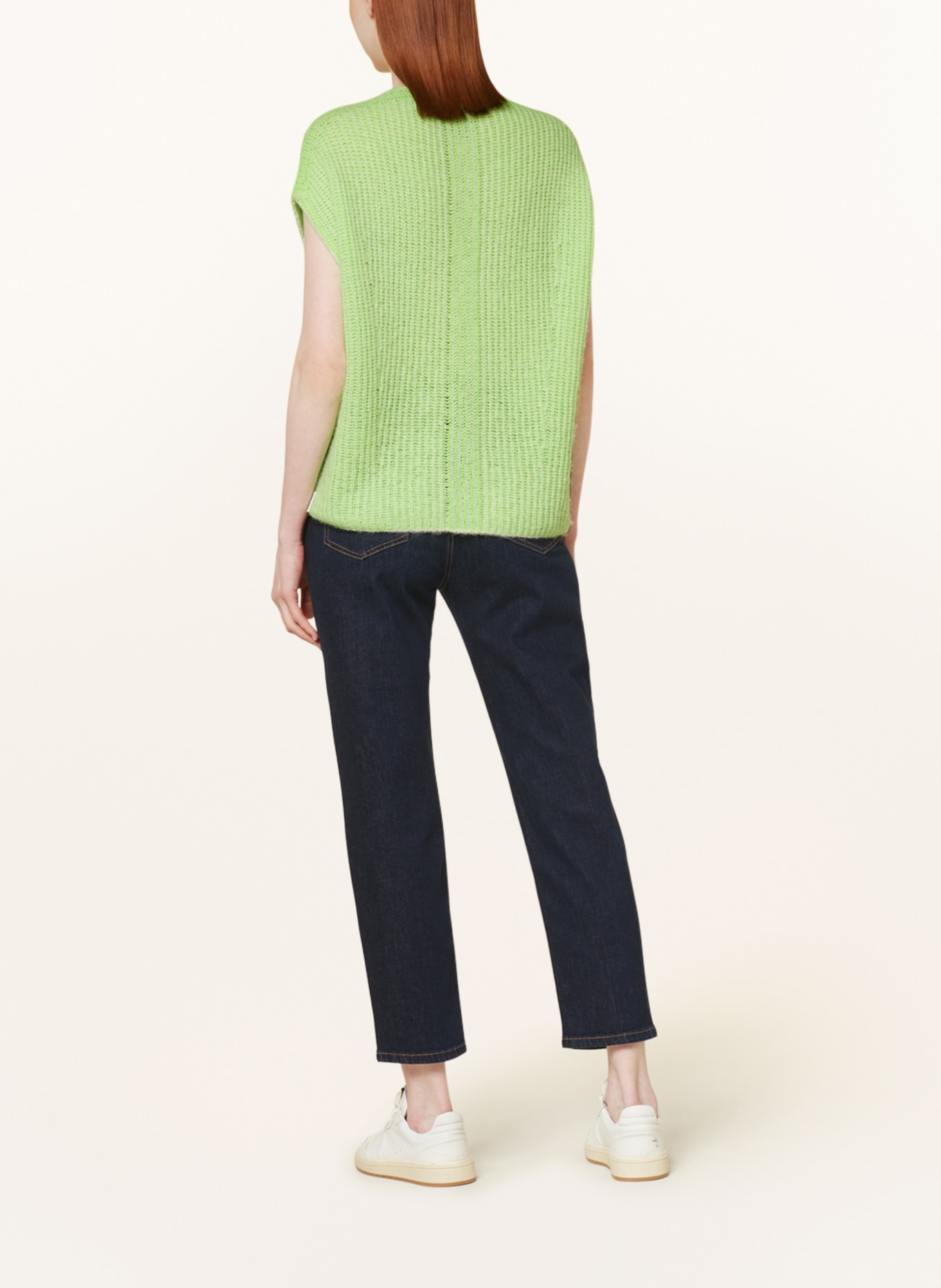 MARC CAIN Pullunder mit Alpaka: 548 bright shocking green