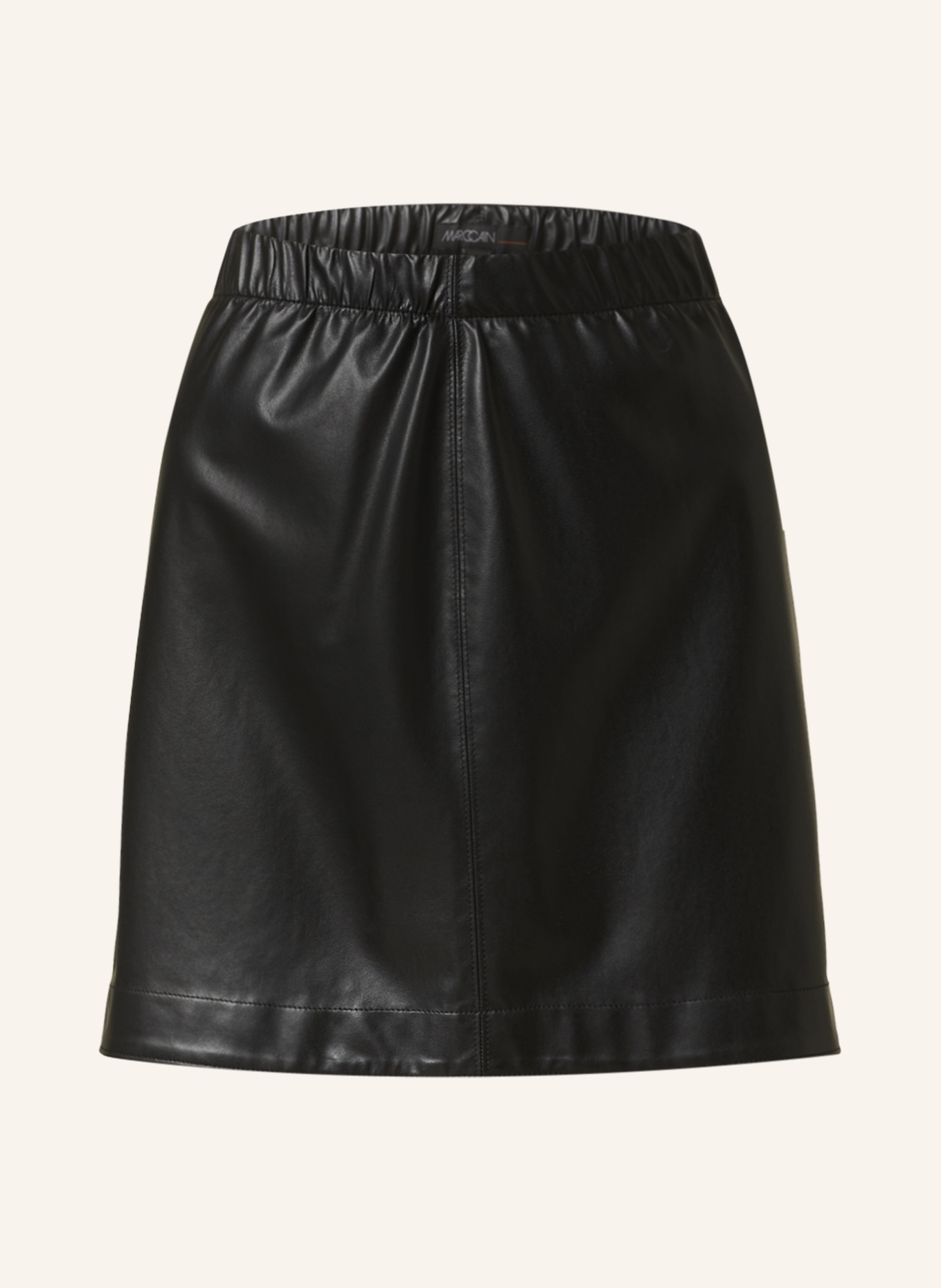 MARC CAIN Skirt in leather look, Color: BLACK (Image 1)