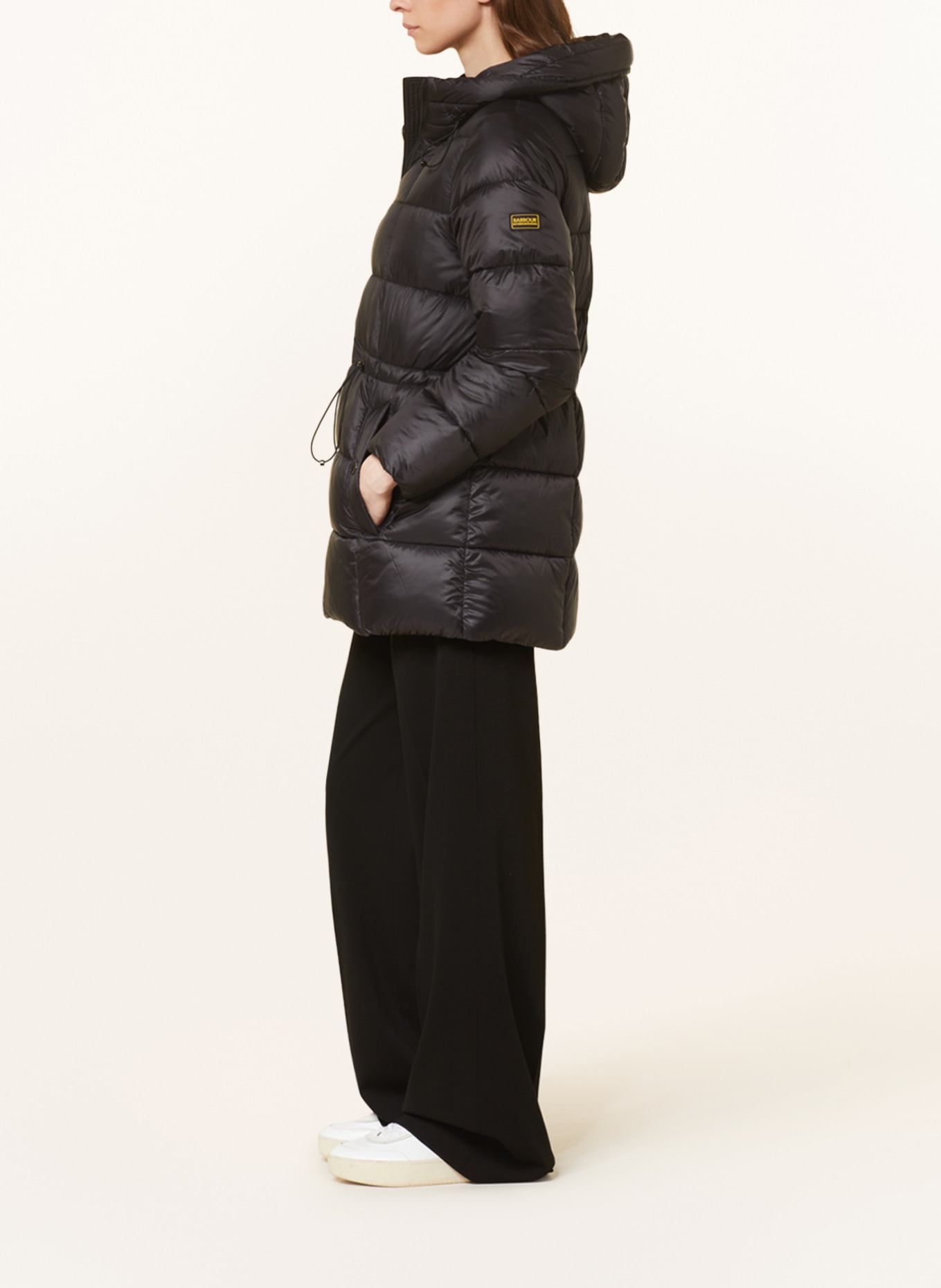 BARBOUR INTERNATIONAL Quilted jacket ENNIS, Color: BLACK (Image 4)