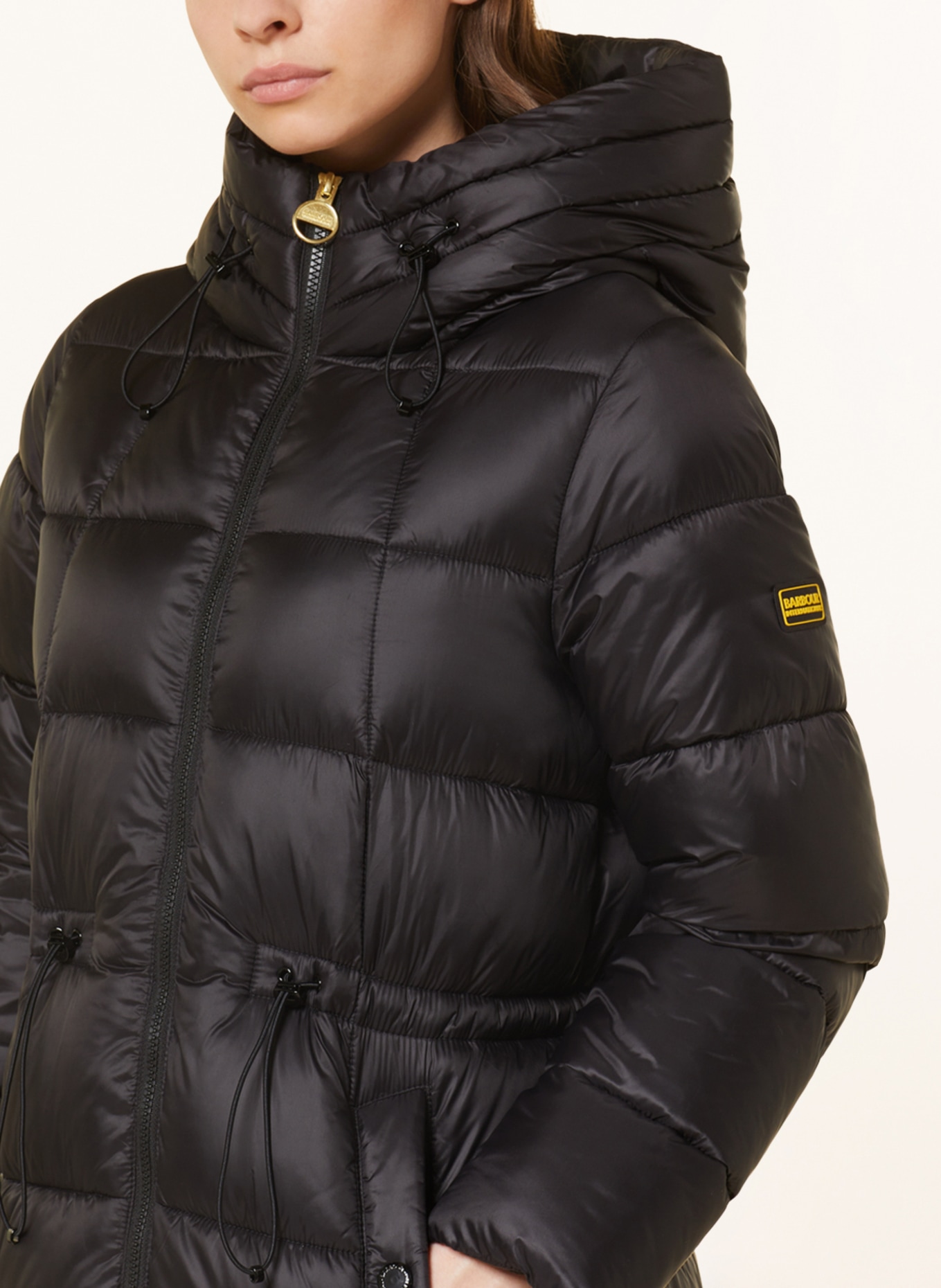 BARBOUR INTERNATIONAL Quilted jacket ENNIS, Color: BLACK (Image 5)
