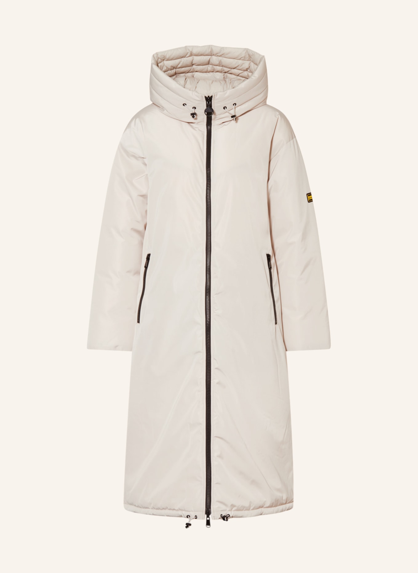 BARBOUR INTERNATIONAL Płaszcz pikowany MONTREAL model dwustronny, Kolor: KREMOWY (Obrazek 1)