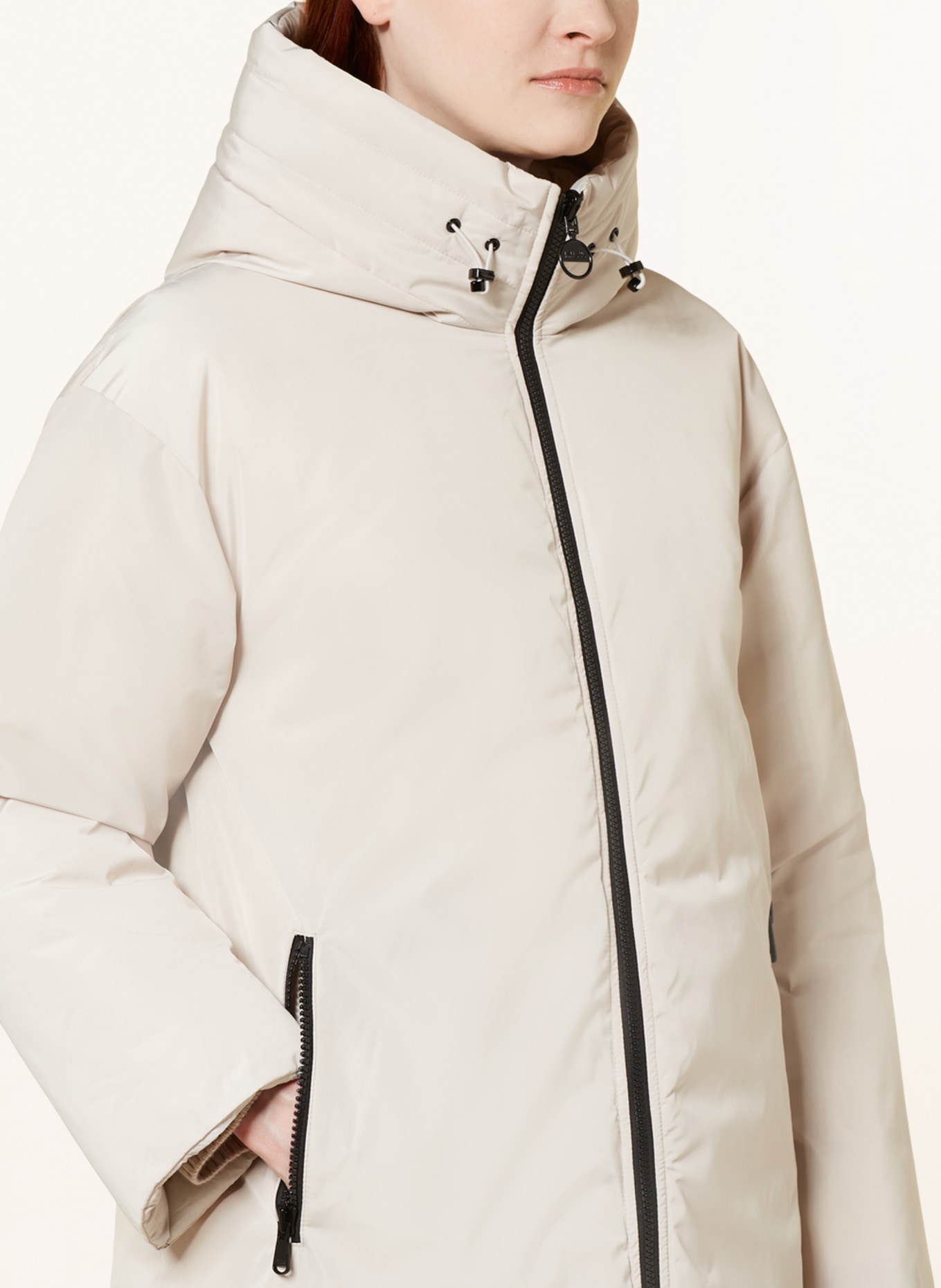 BARBOUR INTERNATIONAL Płaszcz pikowany MONTREAL model dwustronny, Kolor: KREMOWY (Obrazek 5)